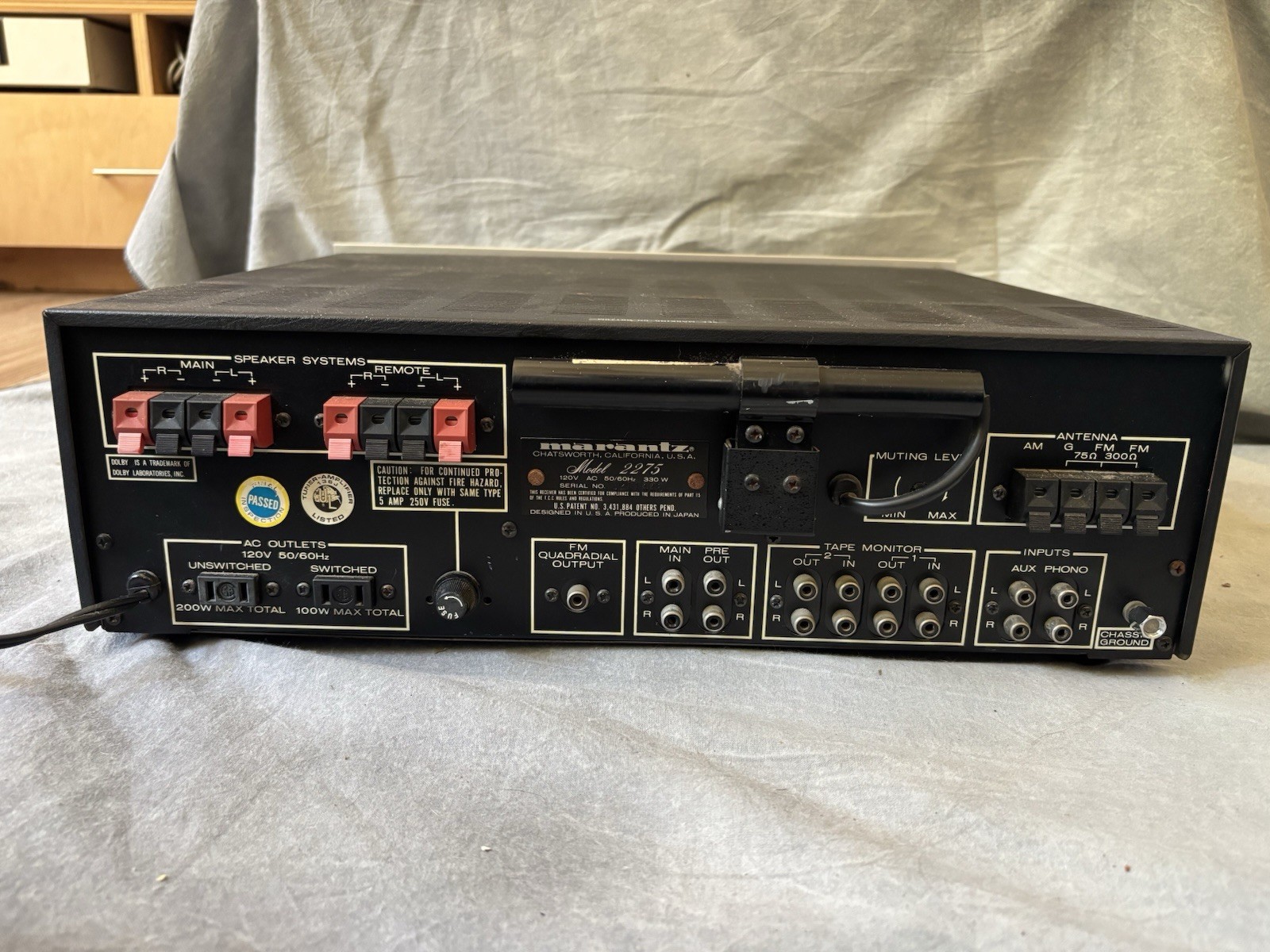 Marantz 2275 Vintage Stereo AM/FM Receiver – Tested
