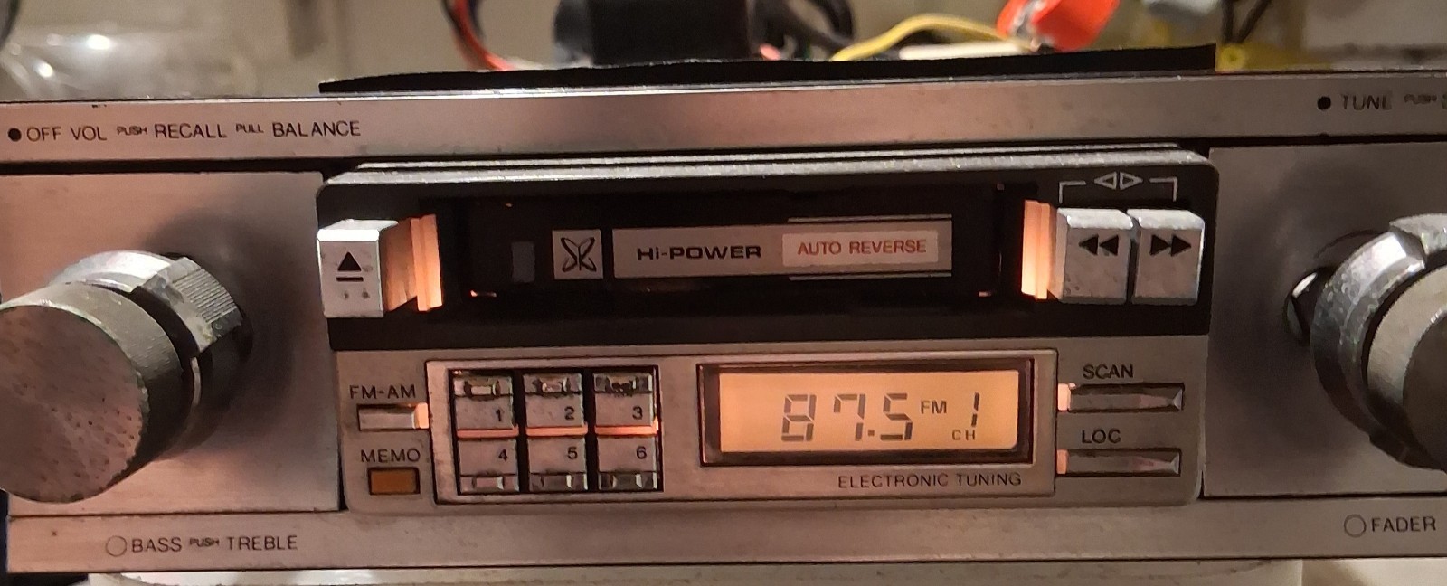 Vintage Sears Roebuck AM/FM Car Radio In Original Box