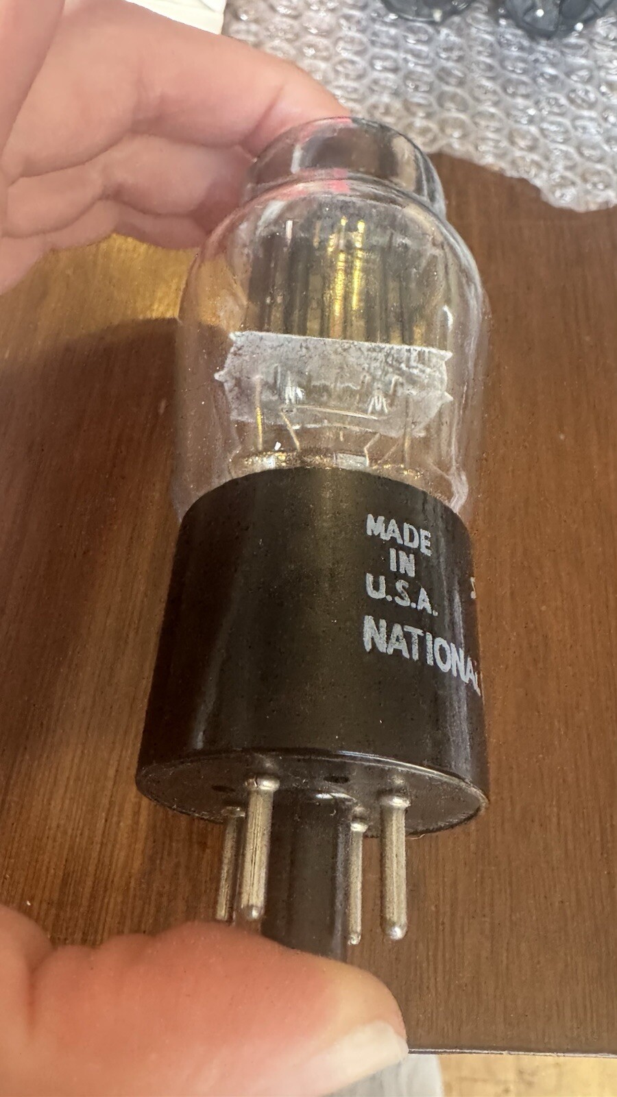 NOS NU National-Union 5V4G St Globe Audio Rectifier Tube