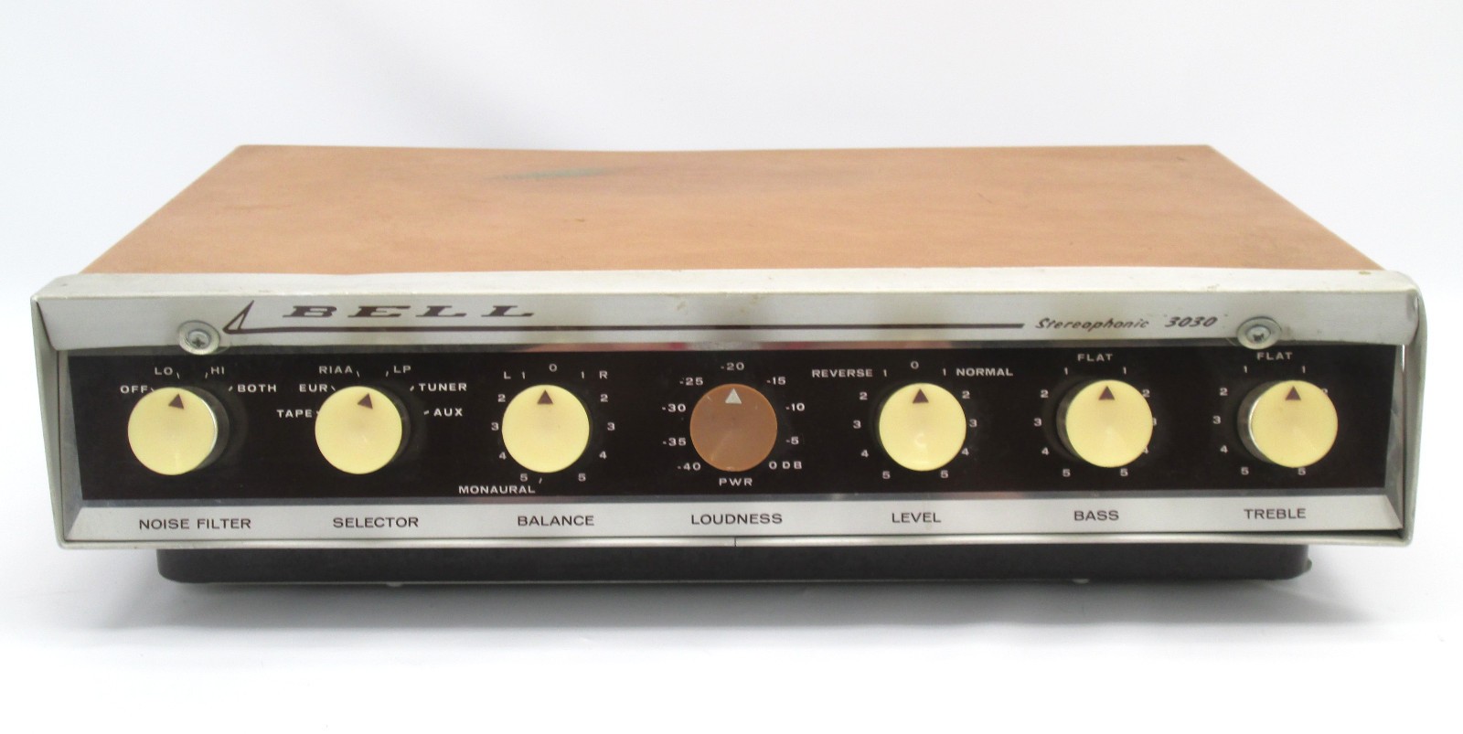 Vintage Bell Stereophonic 3030 Dual Channel Tube Amplifier 2-Ch 30W
