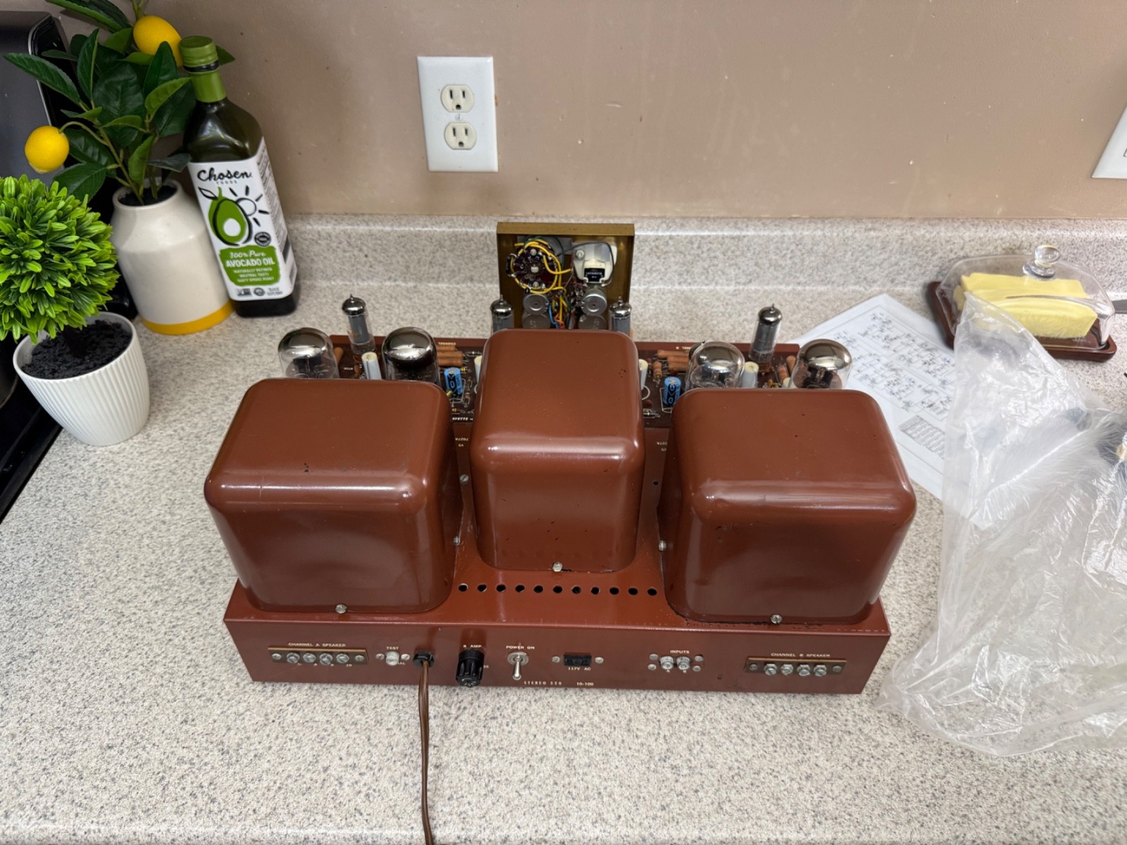 lafayette 550 tube amp