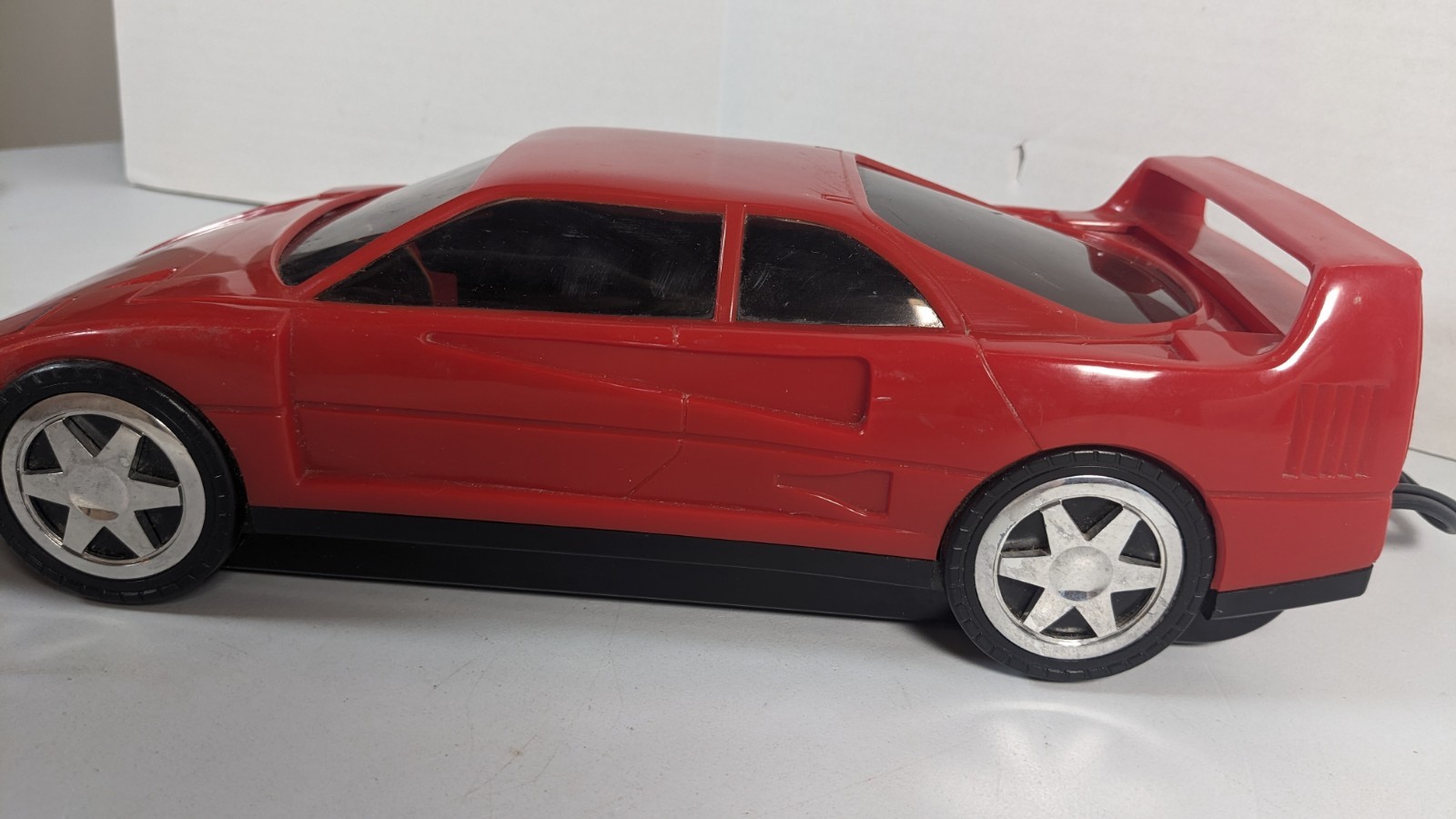VINTAGE RED FERRARI F-40 F40 VHS TAPE REWINDER VIDEO CASSETTE Works Tested