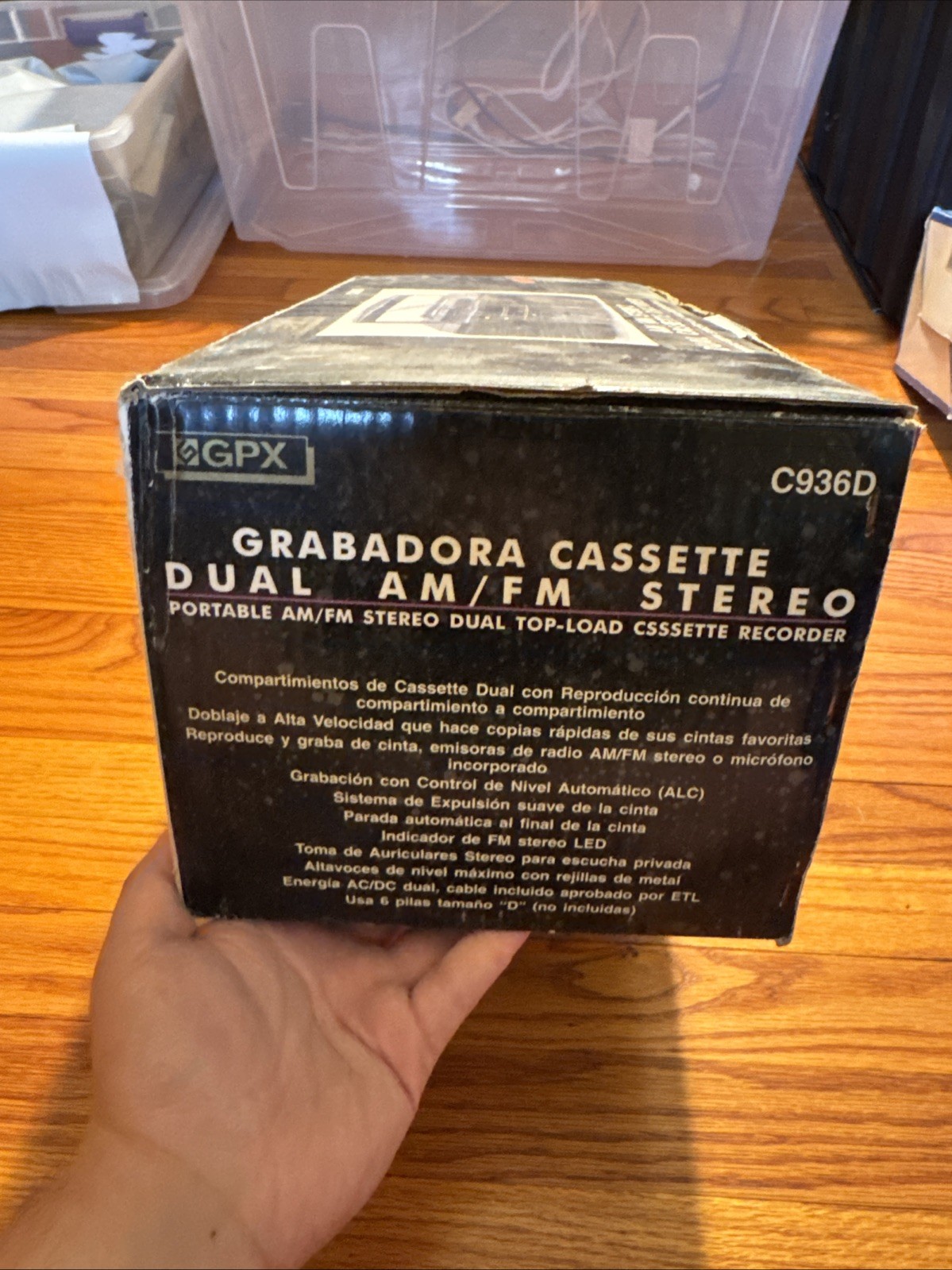 GPX Model C936D Am/Fm Stereo Radio Double Cassette Recorder New In Original Box