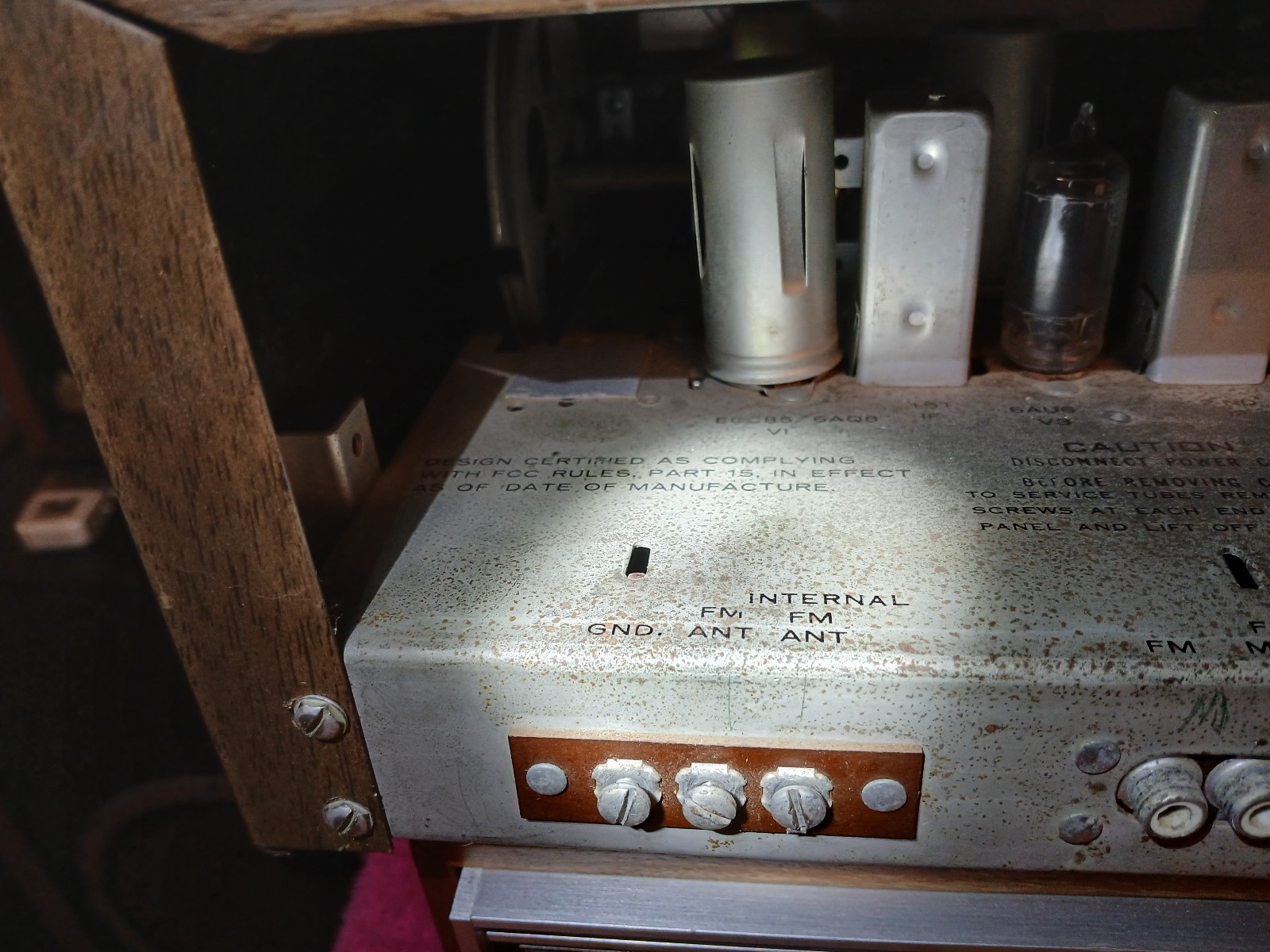 Vintage Bell 2421 AM FM Tube Tuner – AS IS – FM WORKING – SEE VIDEO & READ