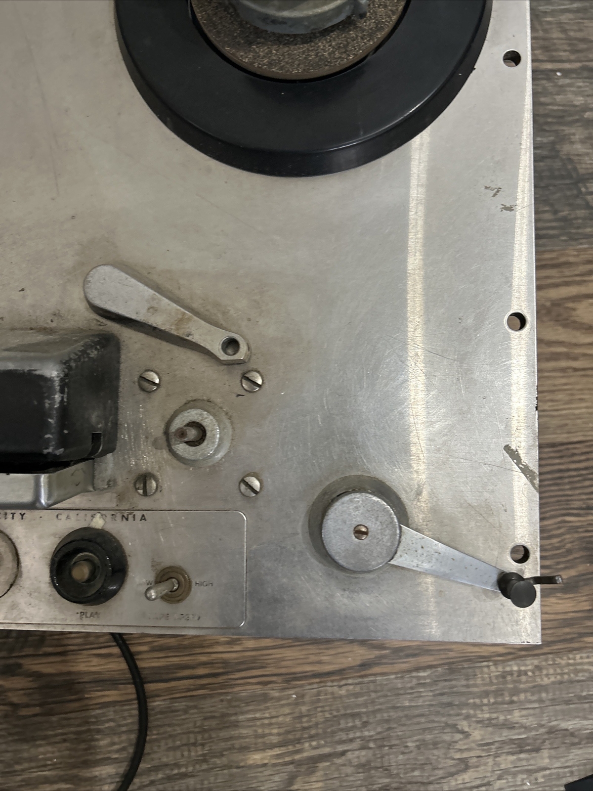Ampex 350 C Magnetic Tape Recorder Reel To Reel Vintage