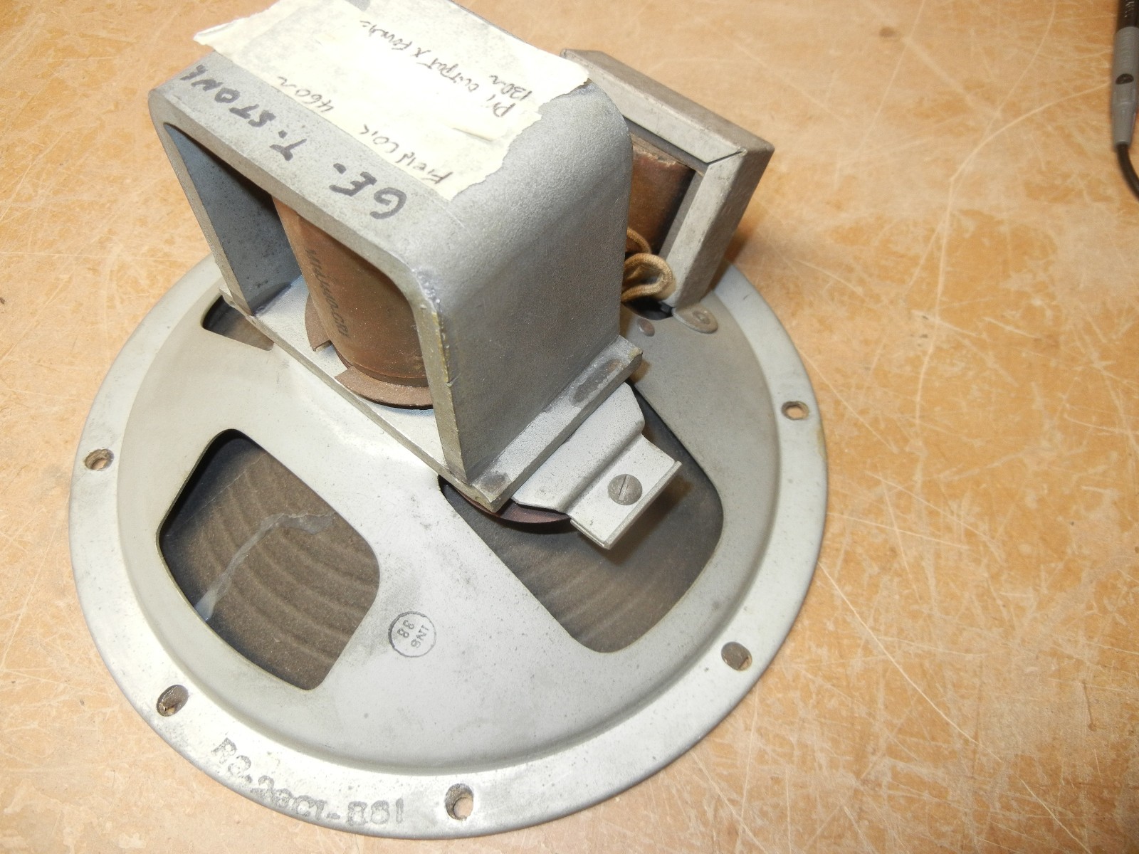 General Electric 8” FieldCoil Speaker, 475 ohms, with output trans, HamEstate