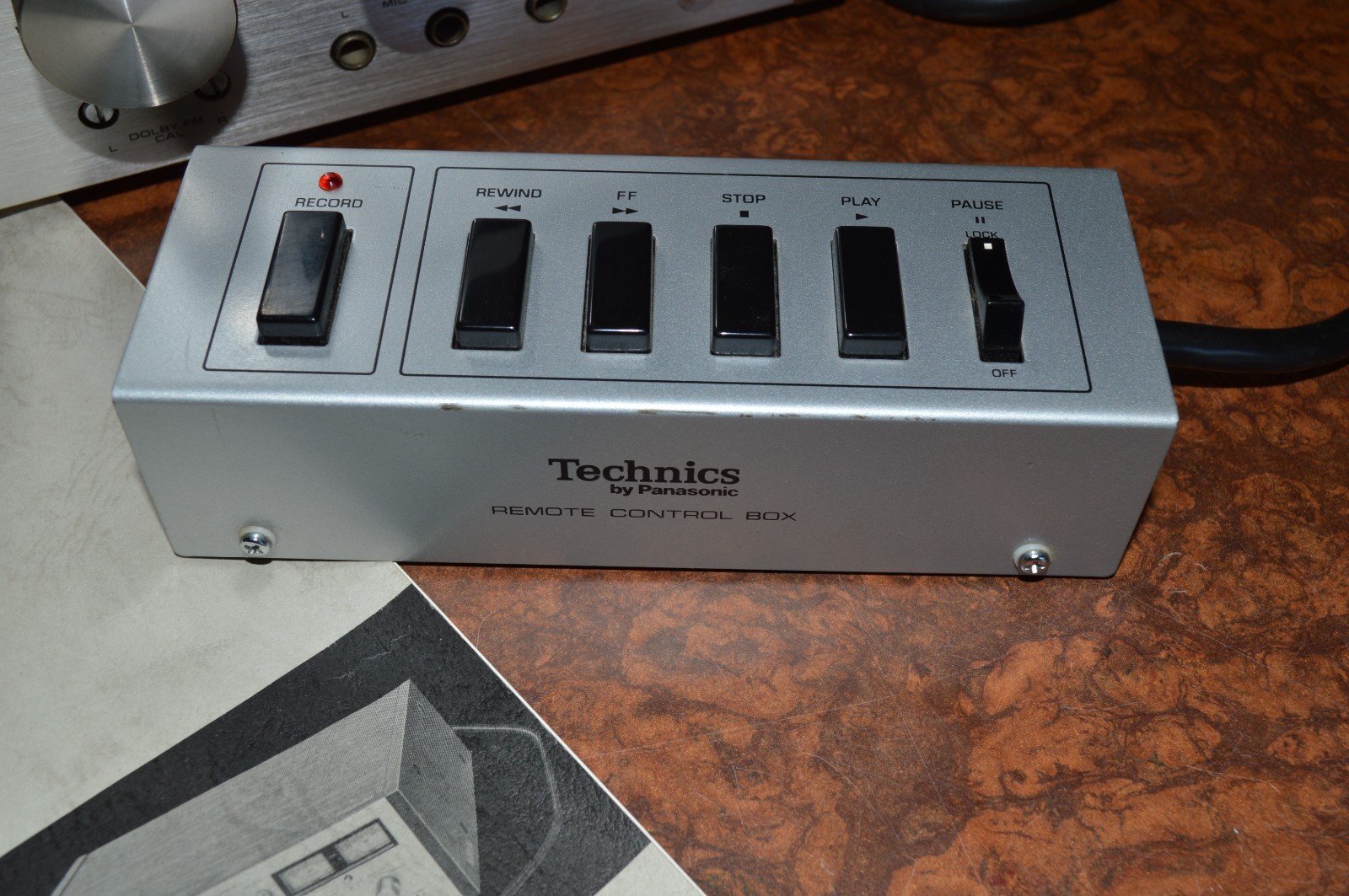 Technics RS-677US 4-Track 2 Channel Cassette Deck w/RP-9677 Remote & Manual