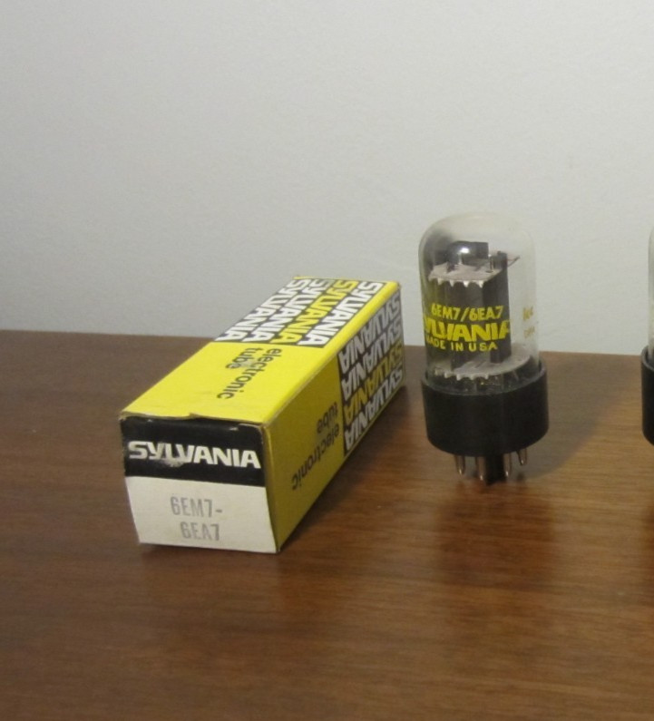 Sylvania 6EM7 6EA7 Tube – NOS NIB – Hickok Tested