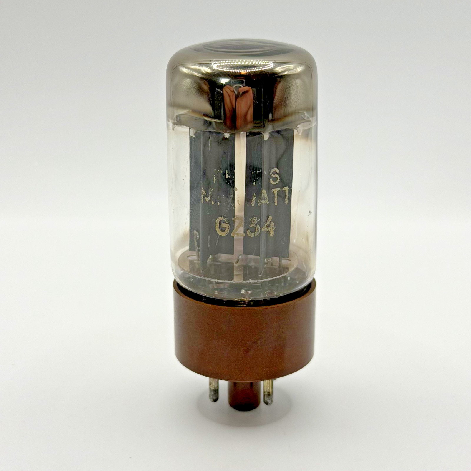Philips Miniwatt GZ34 5AR4, DD getter f33, Sittary factory year 1959, STRONG