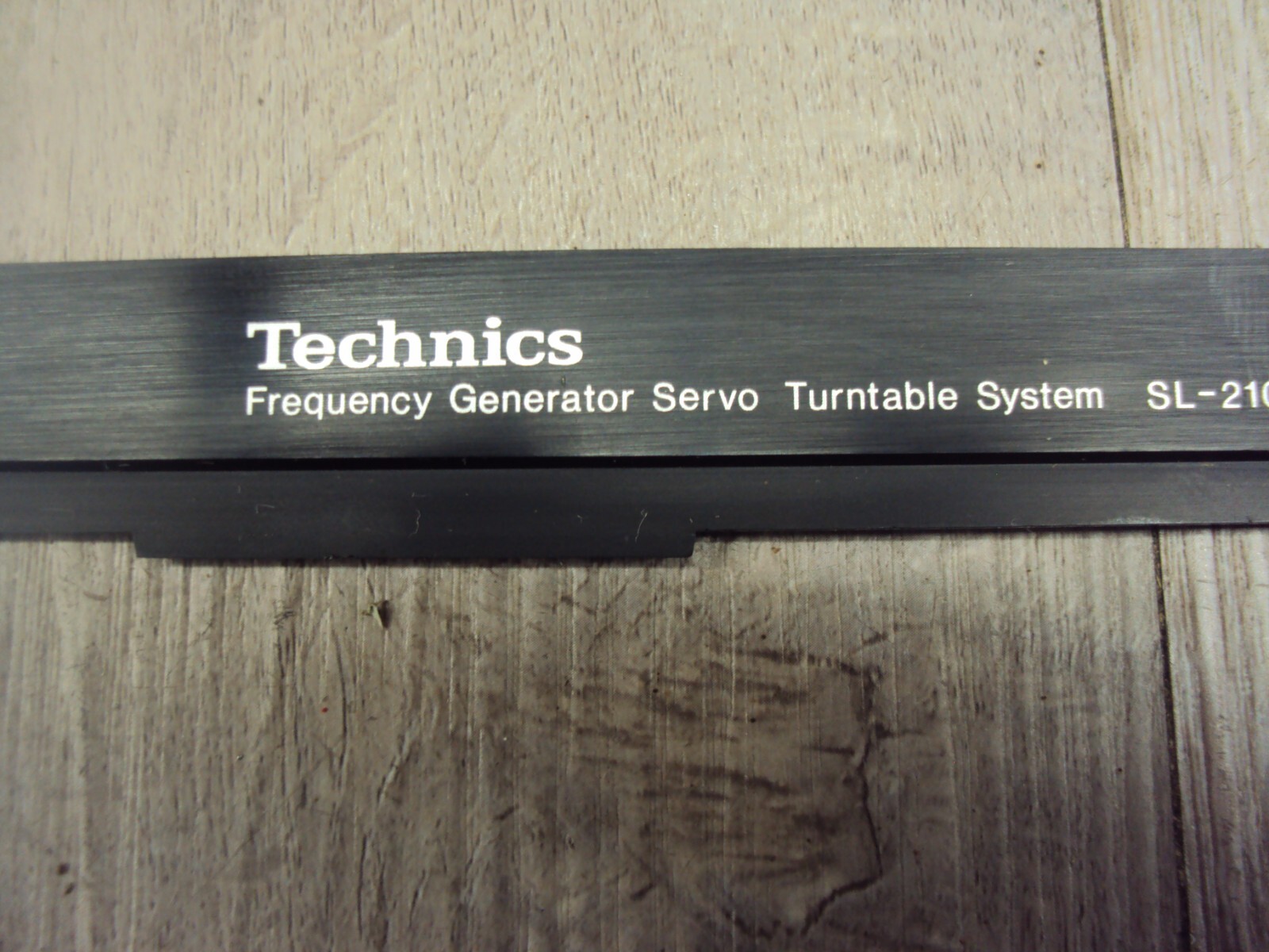 Technics SL-210 Turntable Plinth Trim Piece. Tested Parting Out Entire SL-210