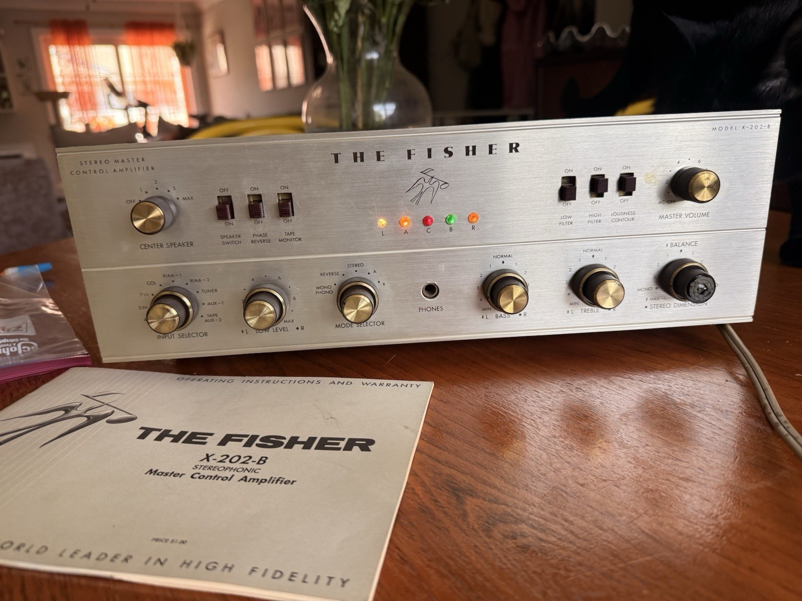 Fisher X-202-B Integrated Tube Amplifier Works!