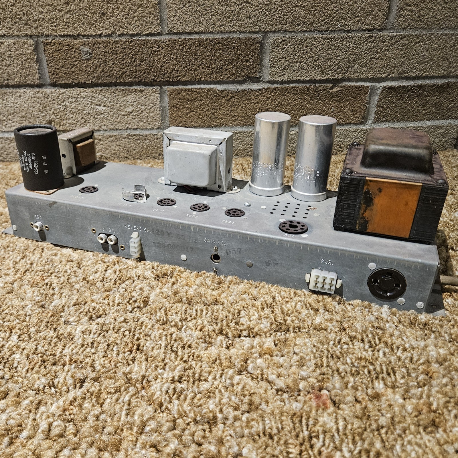 1970 Hammond AO-43 Tube Amp Chassis EL84 Marshall Mods