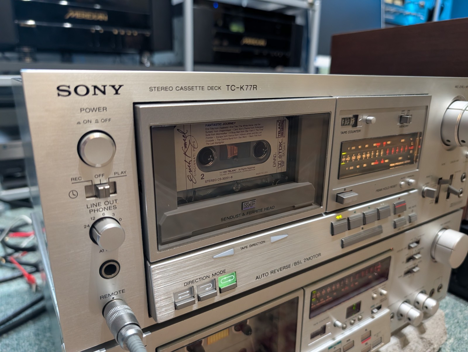 Sony TC K 77R Restored to Original Condition with Remote! Fully Tested