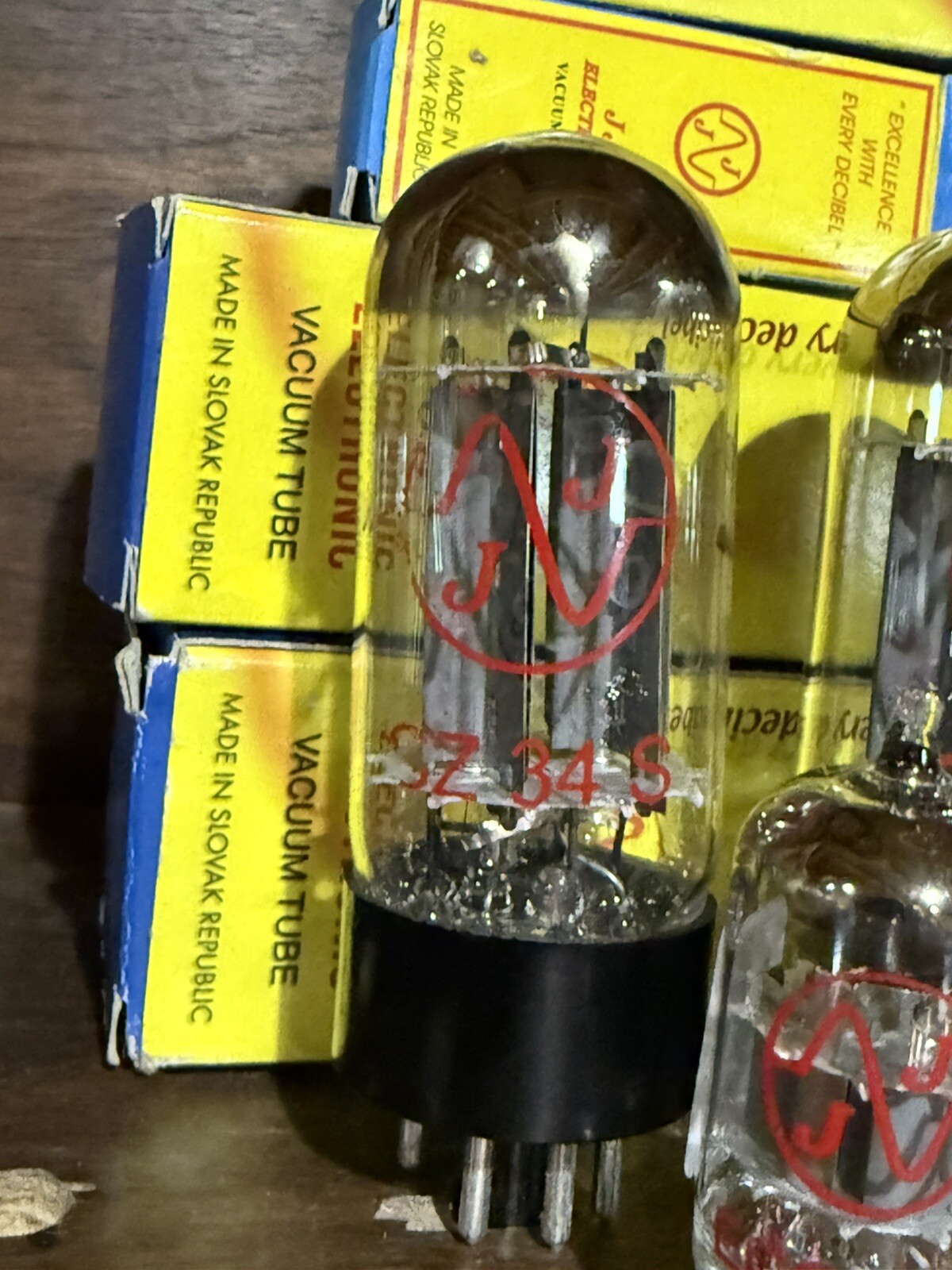 NEW JJ Tube Lot 2 GZ34, 1 6L6GC, 1 ECC83S All Tested NEW