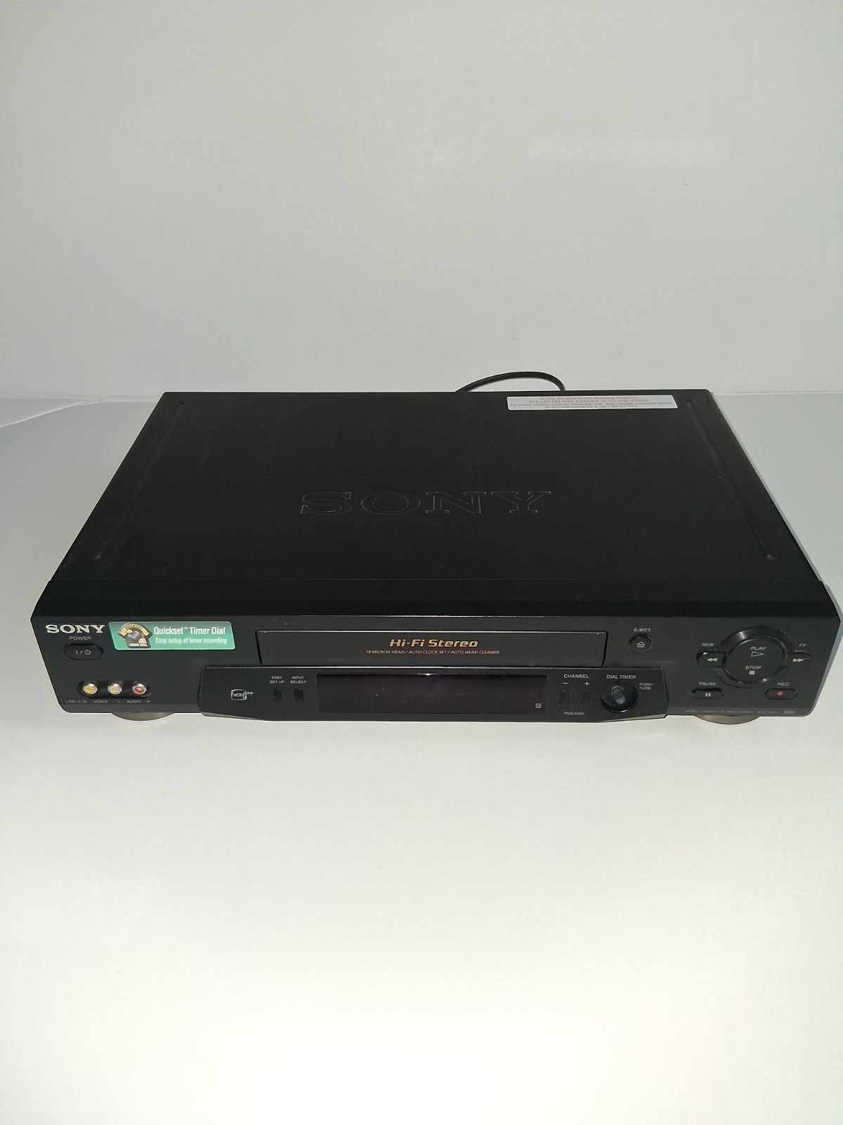 Sony SLV-N71 Hi-Fi Stereo VHS Video Cassette Recorder 19 Heads