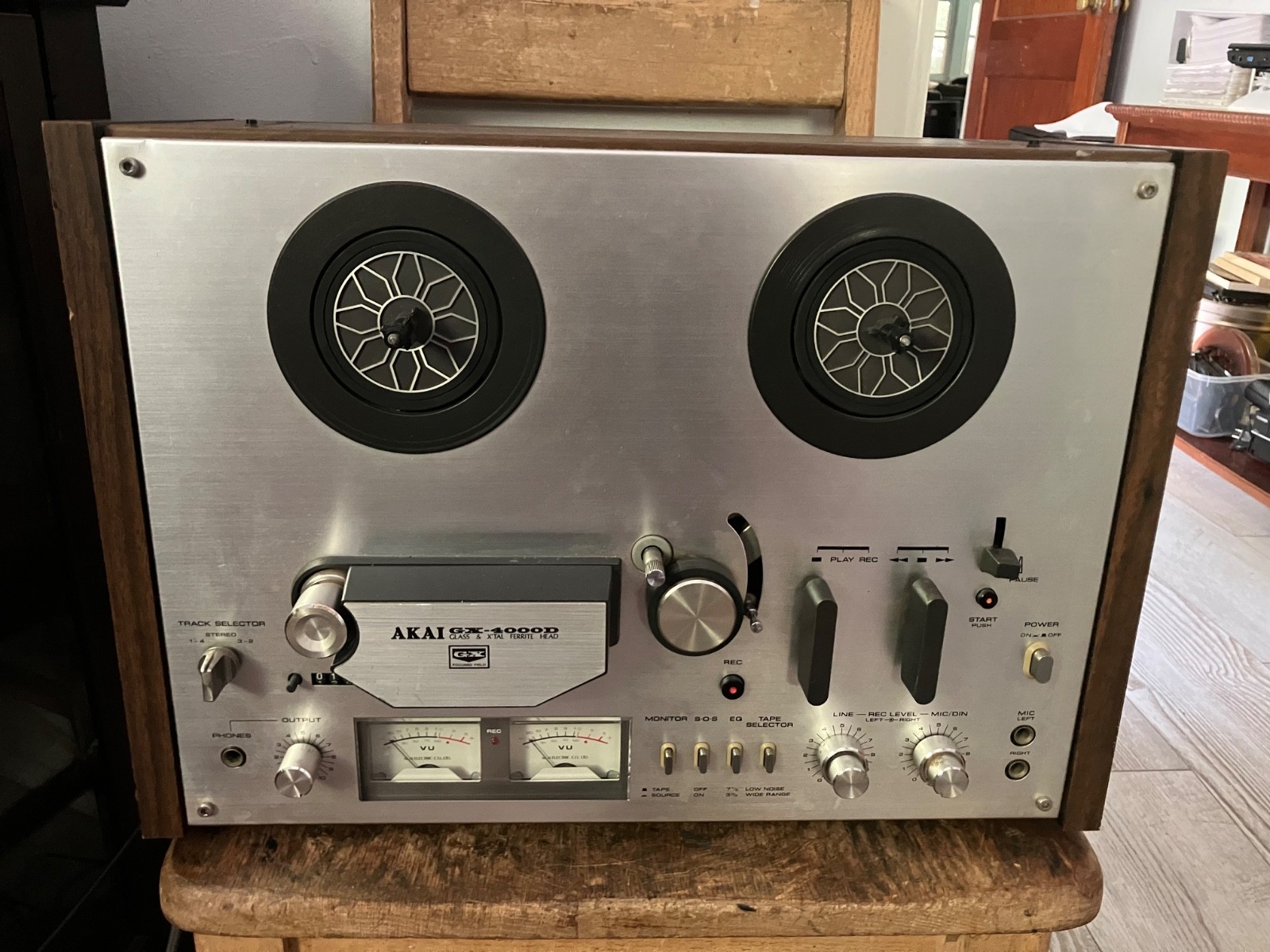 PLEASE READ!!! AKAI GX-4000D 4 Track Stereo Reel-To-Reel Tape Deck Recorder