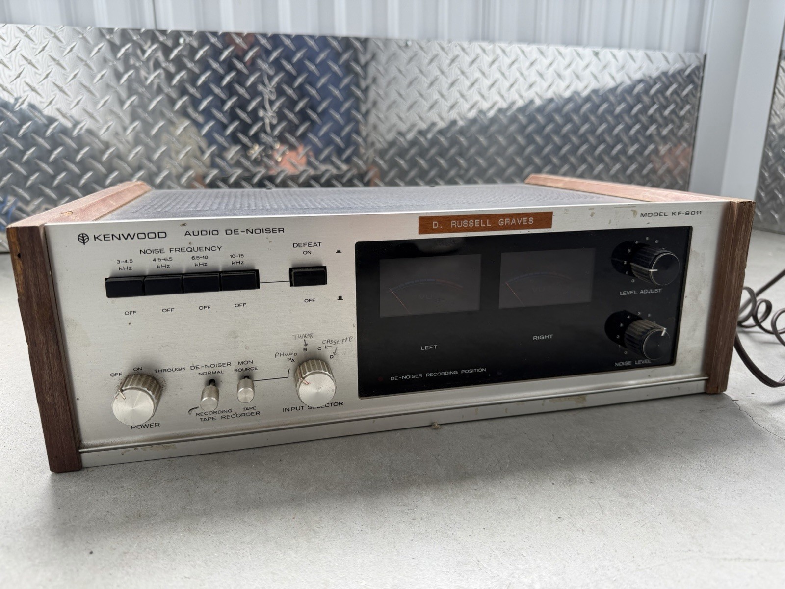Kenwood KF-8011 Audio De-Noiser Model KF-8011 Vintage Audio Component Unit