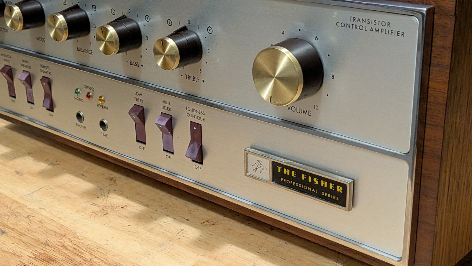 The Fisher TX-200 Transistor Control Amplifier – Recapped, Rare and Working