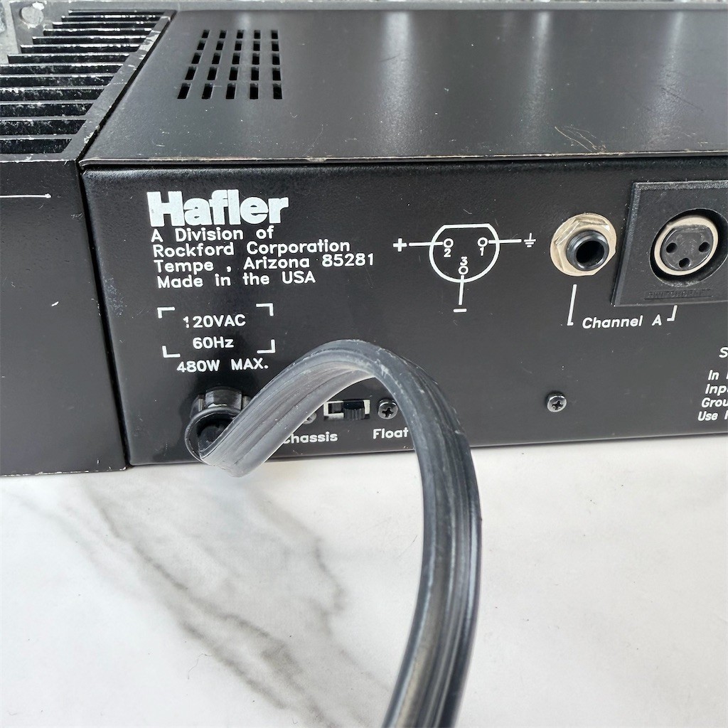 Hafler PRO1200 Professional Stereo Power Amplifier Rack Mount Tested