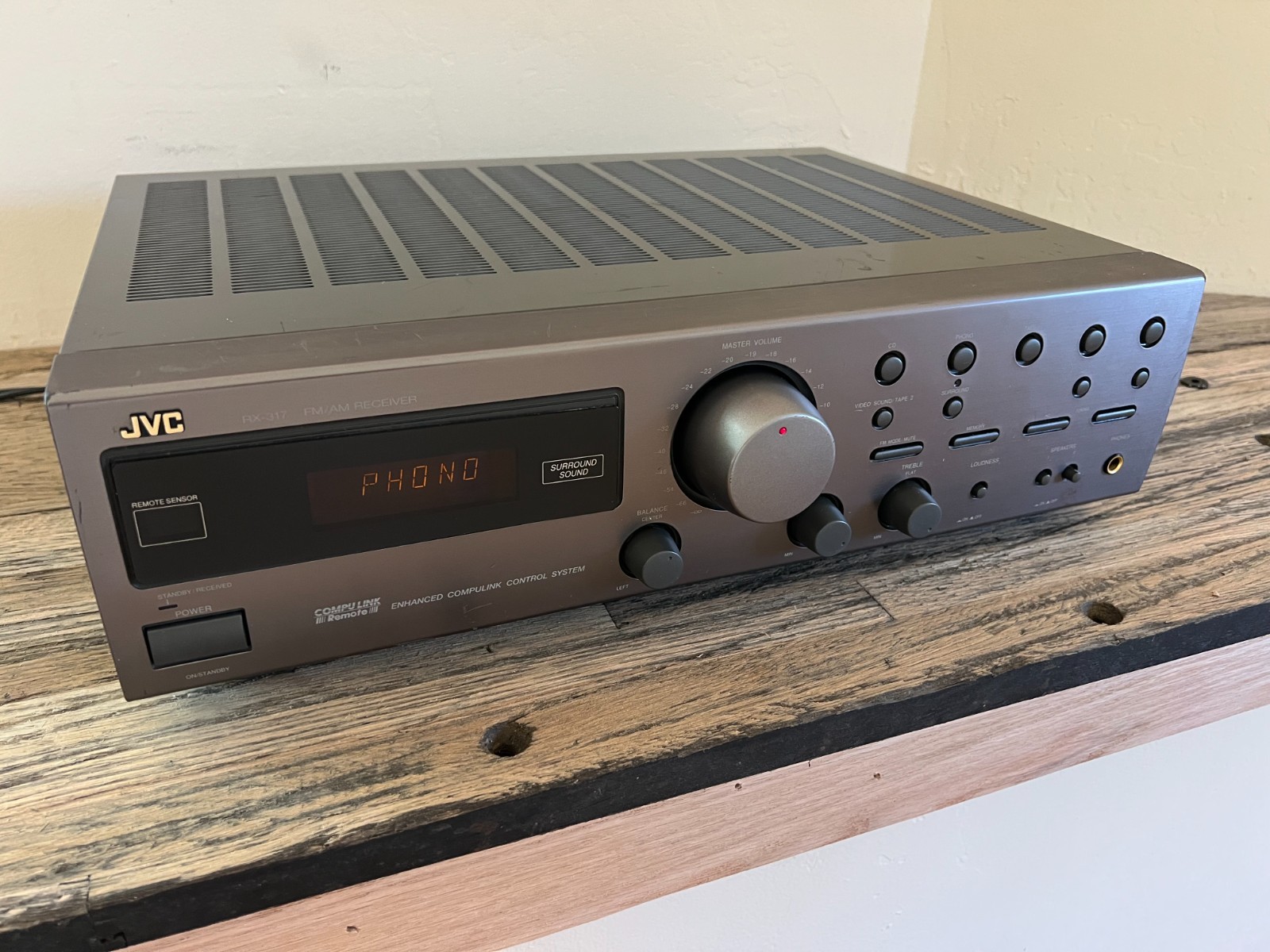 Vintage JVC RX-317 Stereo Receiver