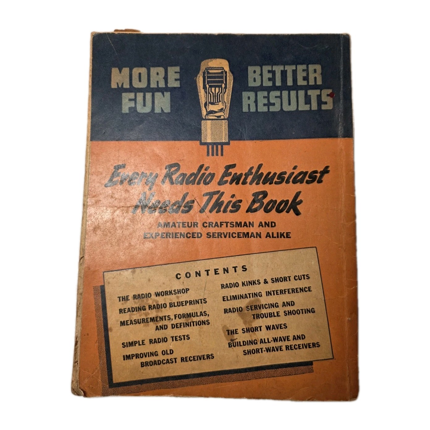 Vtg 3rd Radio Make It-Fix It Annual 1942 Popular Science Radio Manual PB Book