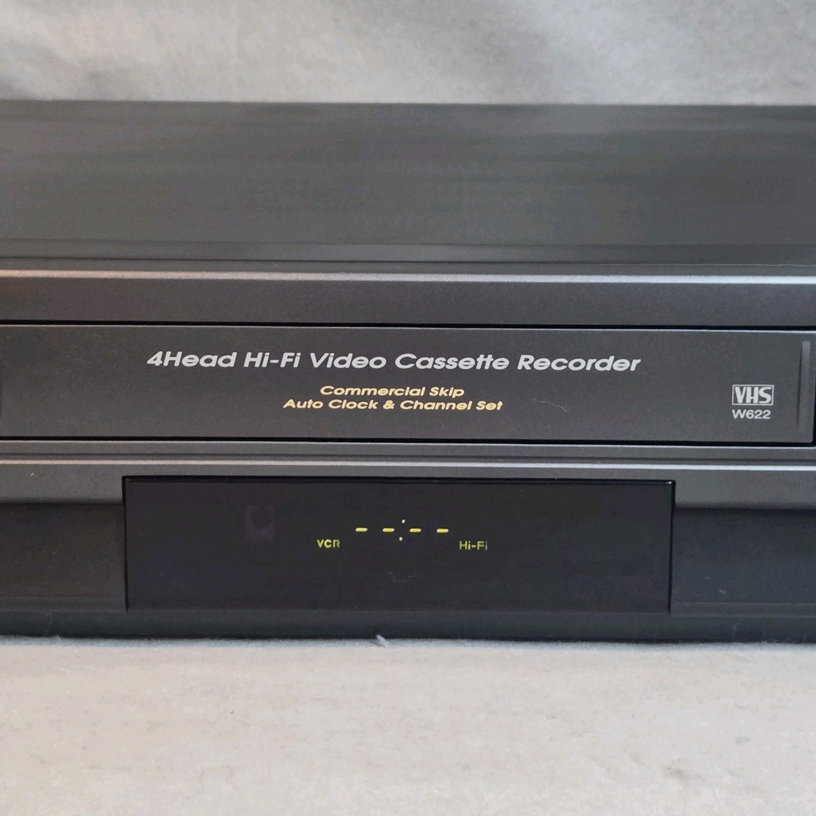 Toshiba W-622 4-Head Hi-Fi VHS VCR Player Recorder Works Great W/Remote & More!