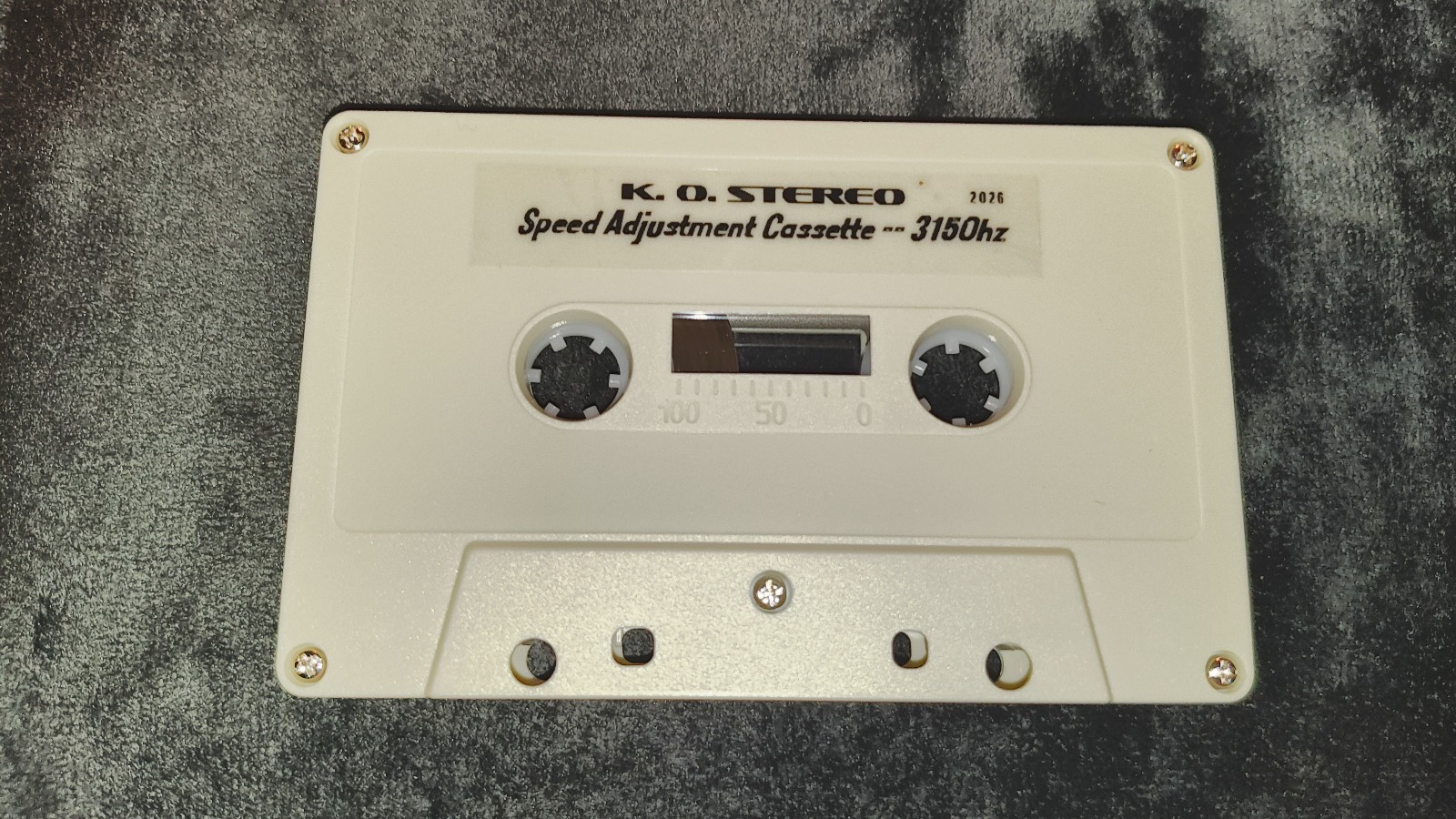 Cassette Deck Speed Calibration Test Tape