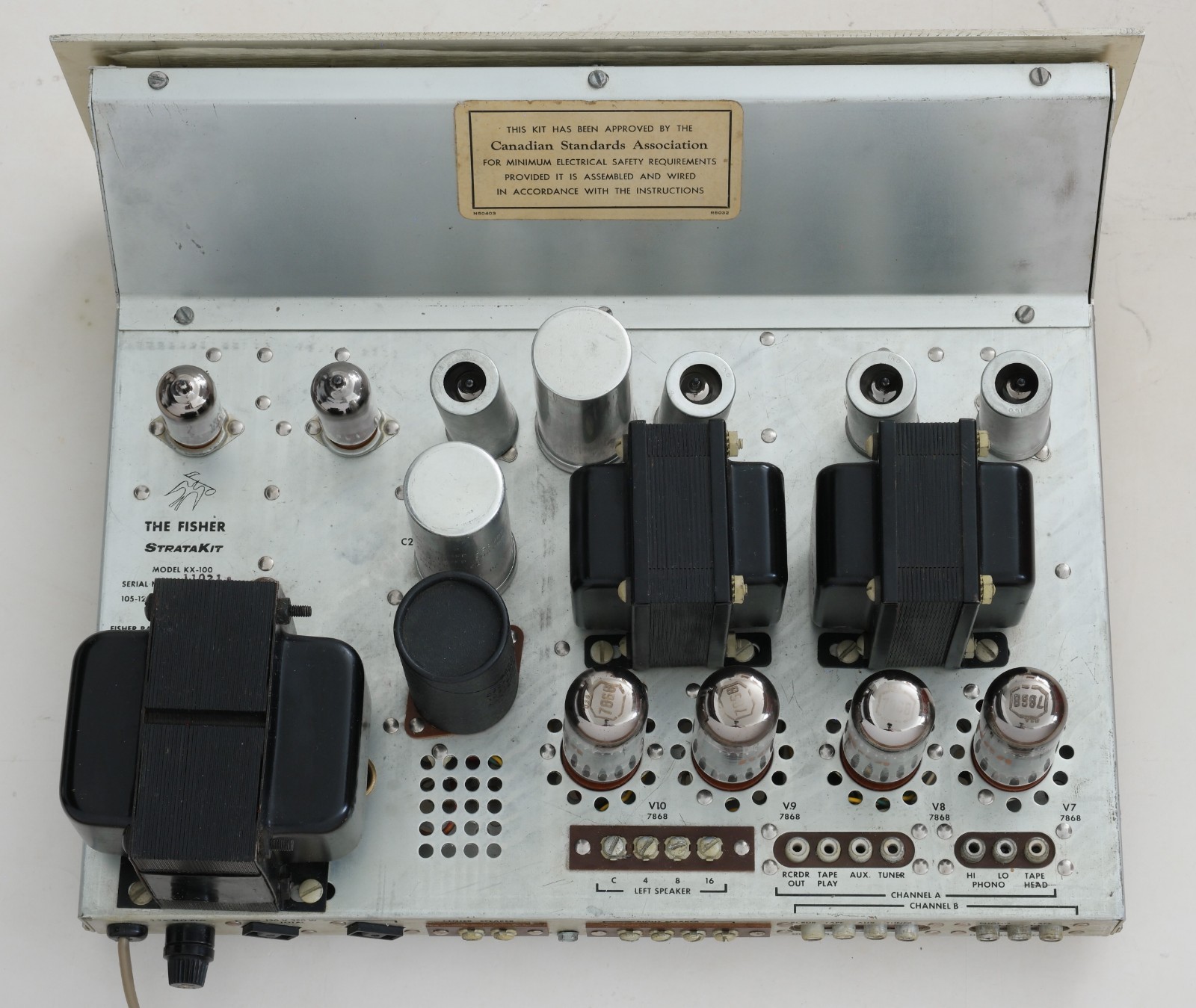 Fisher KX-100 Stereo Master Control Amplifier