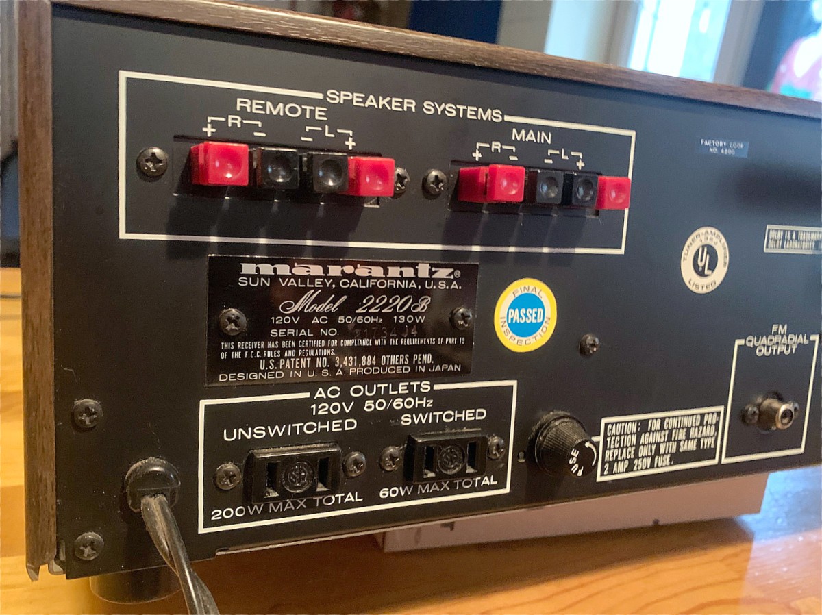 Marantz 2220B Receiver – working unit