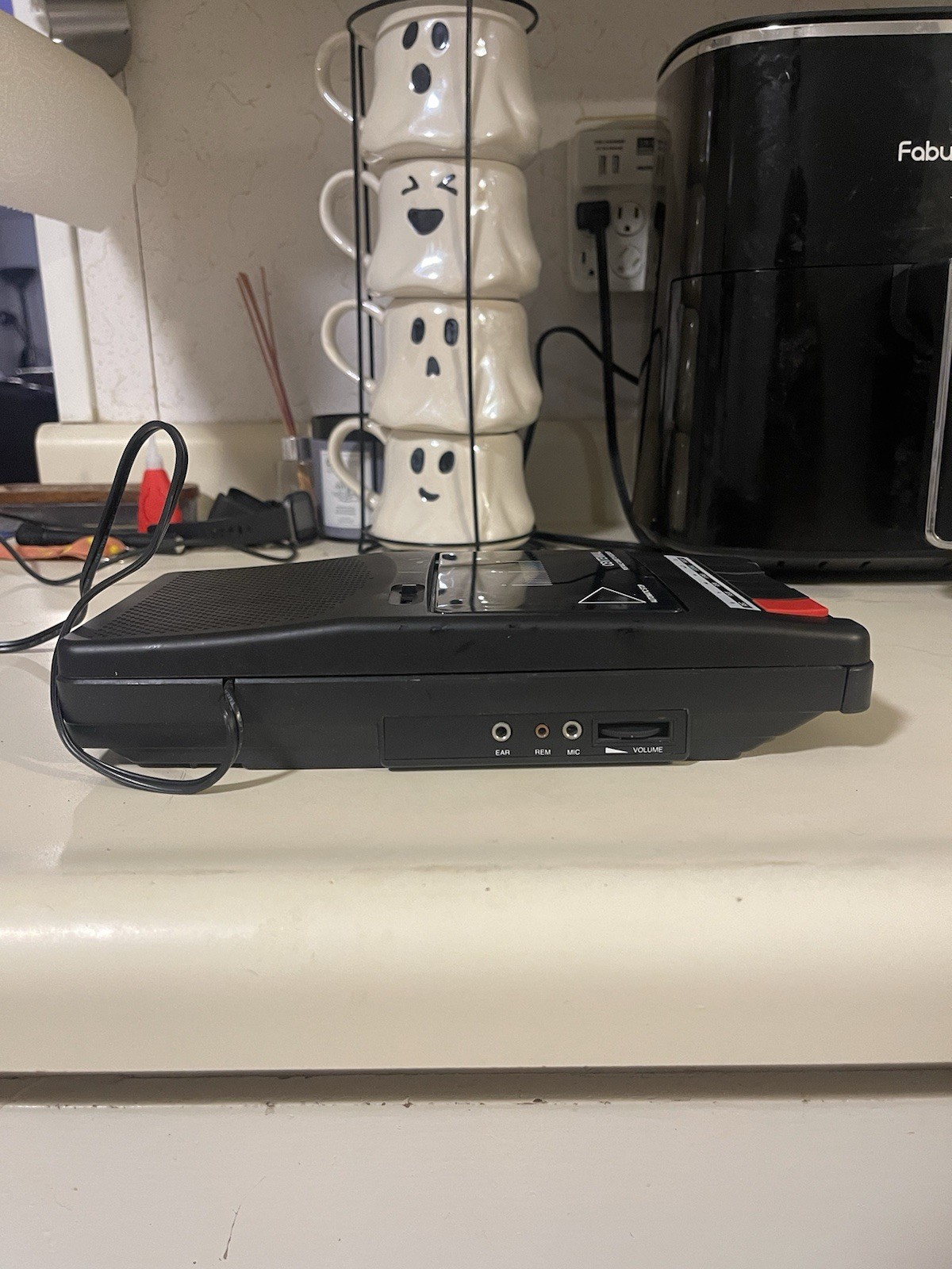 Centennial Portable Cassette Recorder with Automatic Stop