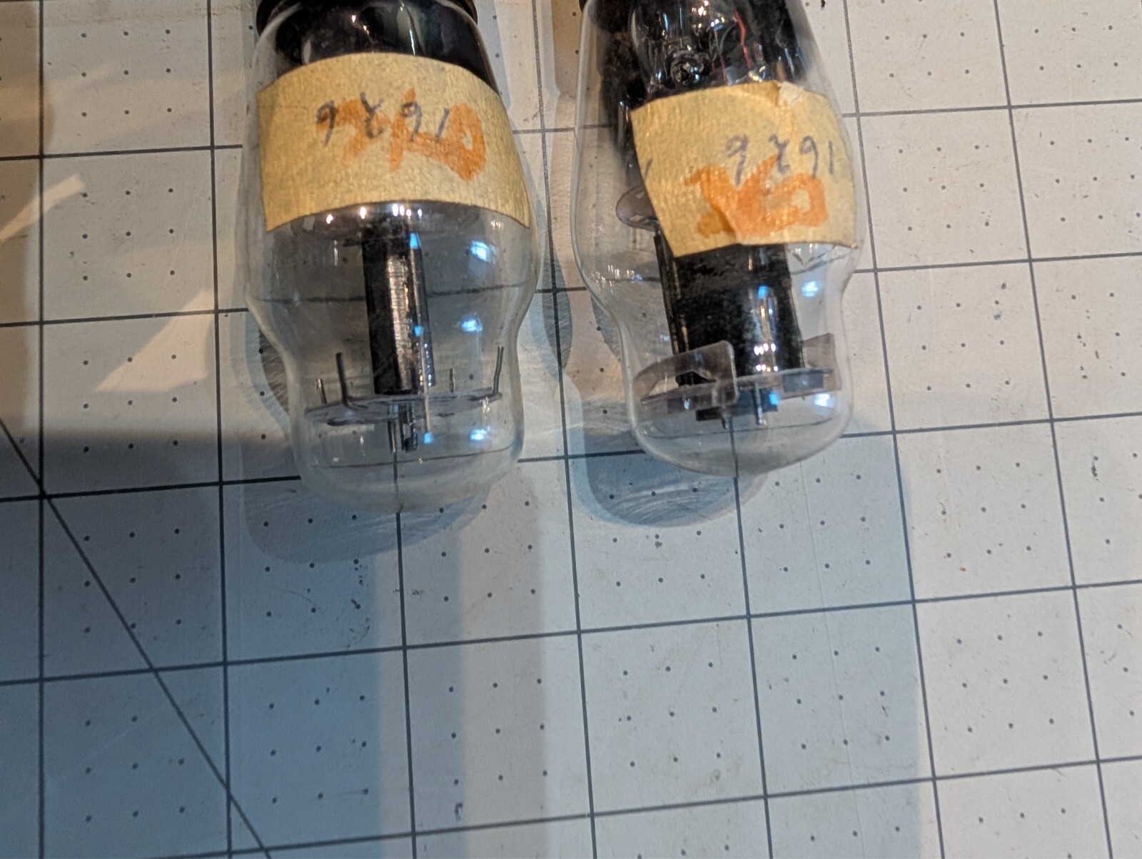 PAIR Type 1626 CBS JAN CHY 1626 VT137 RCA USN CRC Triode VACUUM TUBES Tested X30