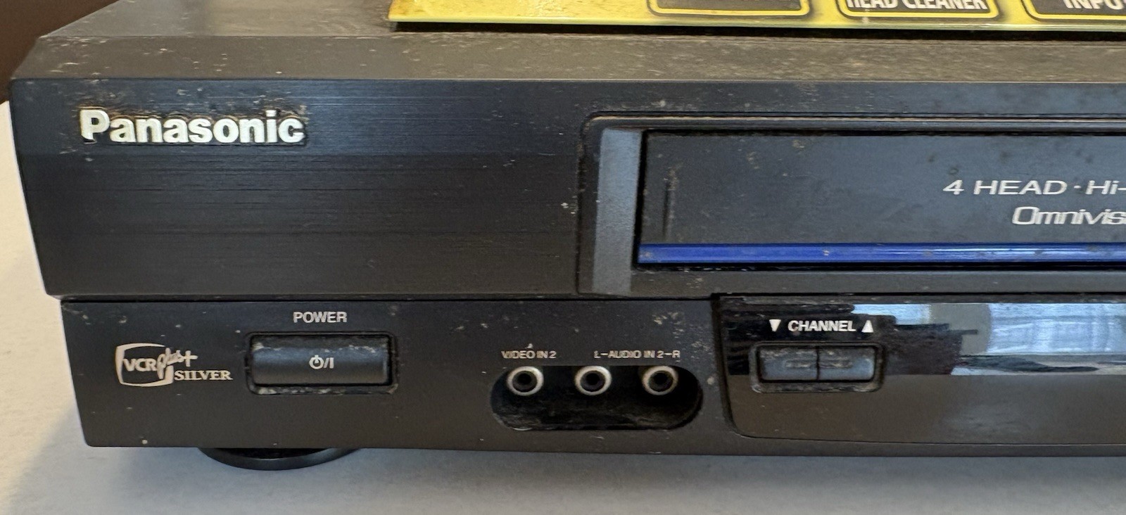 Panasonic VCR Plus PV-V4601 4 Head Hi-Fi Stereo Omnivision No Remote, Tested