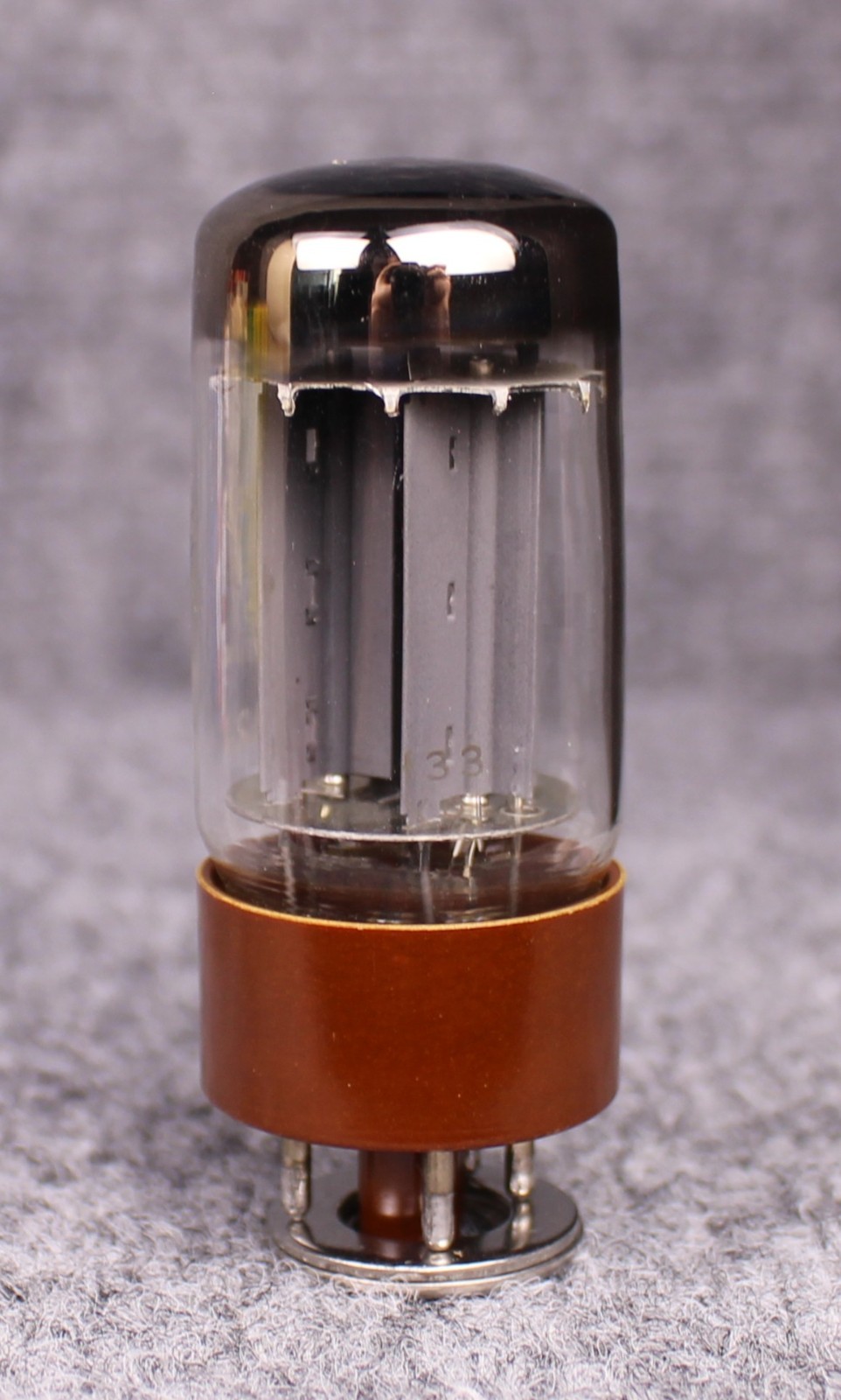(1) NOS/NIB Amperex Bugle Boy 5AR4 GZ34 Brown Base Rectifier Tube ~ TESTS STRONG