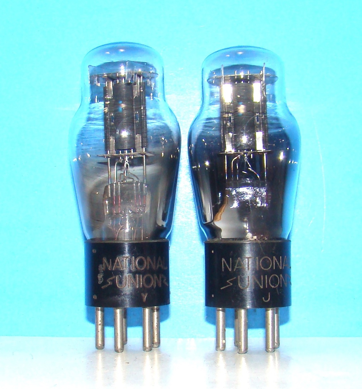 No type 56 NU radio audio amplifier electron vintage vacuum 4 tubes valve ST 256