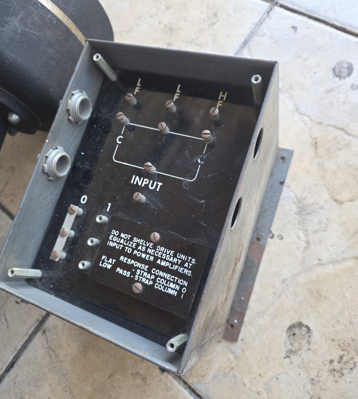 Jim Lansing ( JBL) 375 Driver & h5039 Horn & N500 Crossover Network- Working