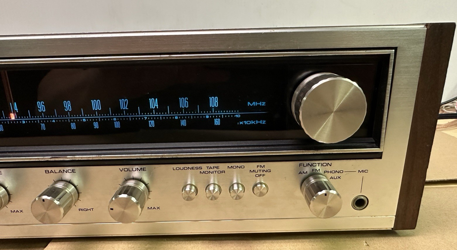 Pioneer SX-434 AM/FM Stereo Receiver Phono Input Tape Monitor Works See Video
