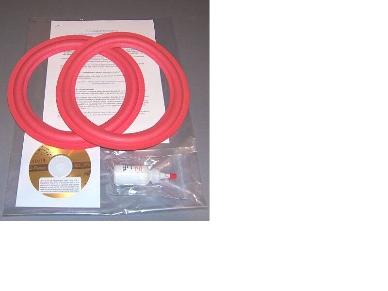 Cerwin Vega D1, CVW8, AT8, ATW8, DX1 8″ Foam Surround Speaker Woofer Repair Kit