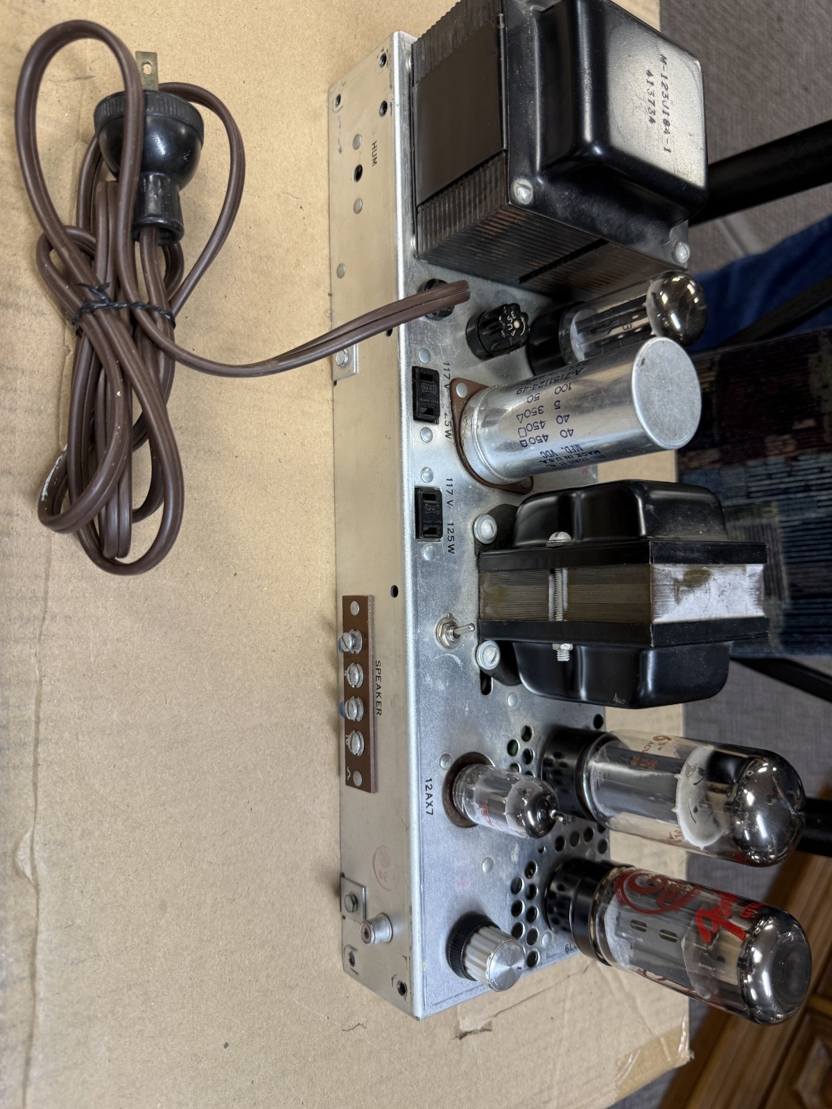 Pair Of GE Tube Amplifiers Working Tested