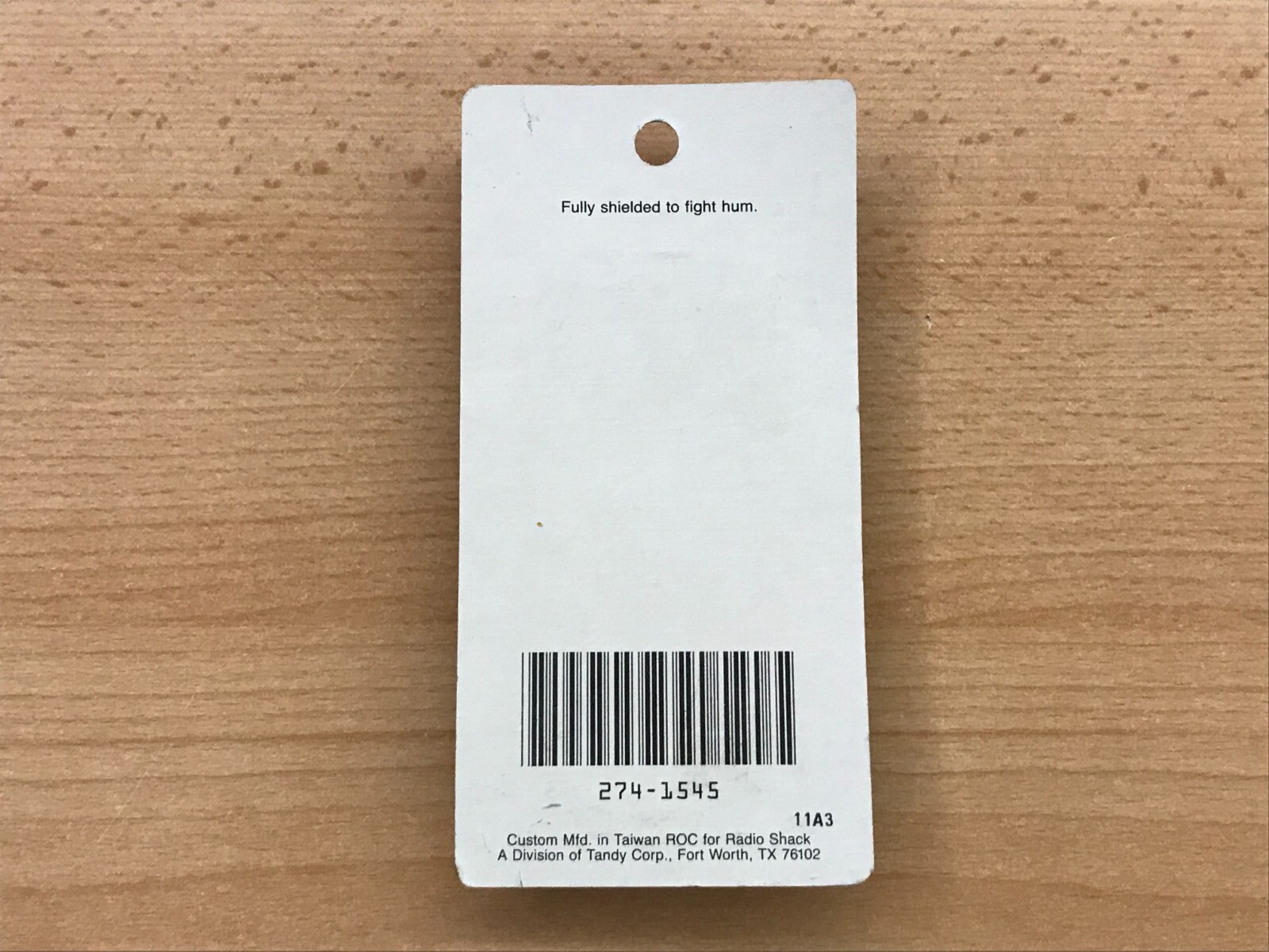 Archer Part No. 274-1545c Two-Conductor Heavy-Duty Shielded 1/4″ Phone Plug- NOS