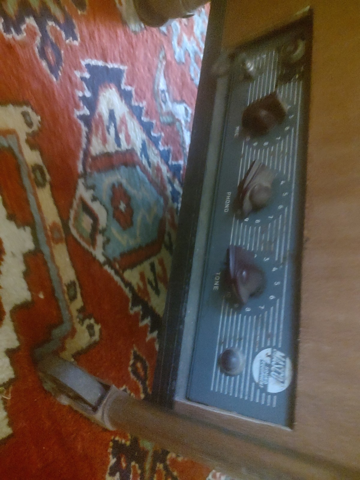 Super Neat Vintage Emerson Turntable And Pa Amplifier Set Neat Old Tube Unit