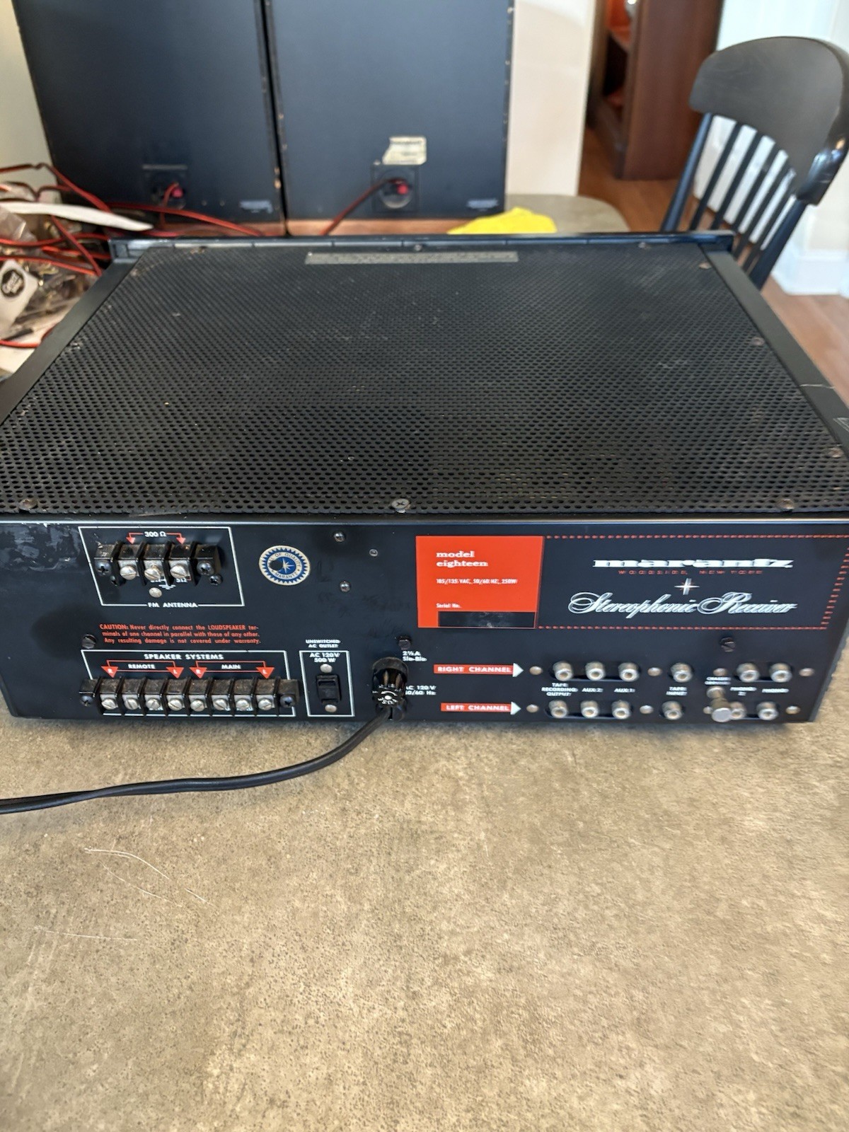 marantz model 18 receiver 1960’s Made In USA