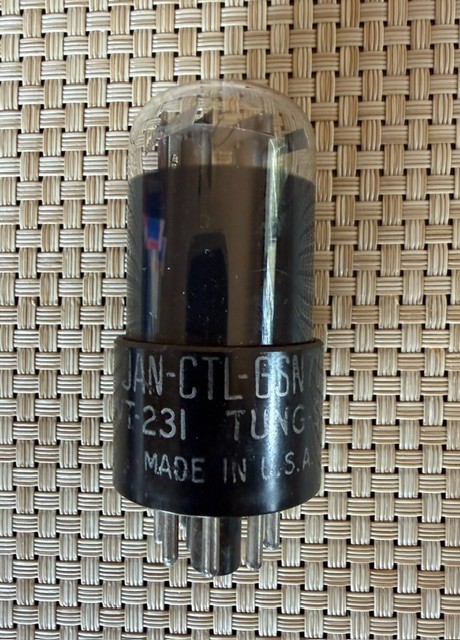 Tung Sol JAN-CTL-6SN7GT VT-231 Round Plate Triode Amplifier Tube Tested 26-18
