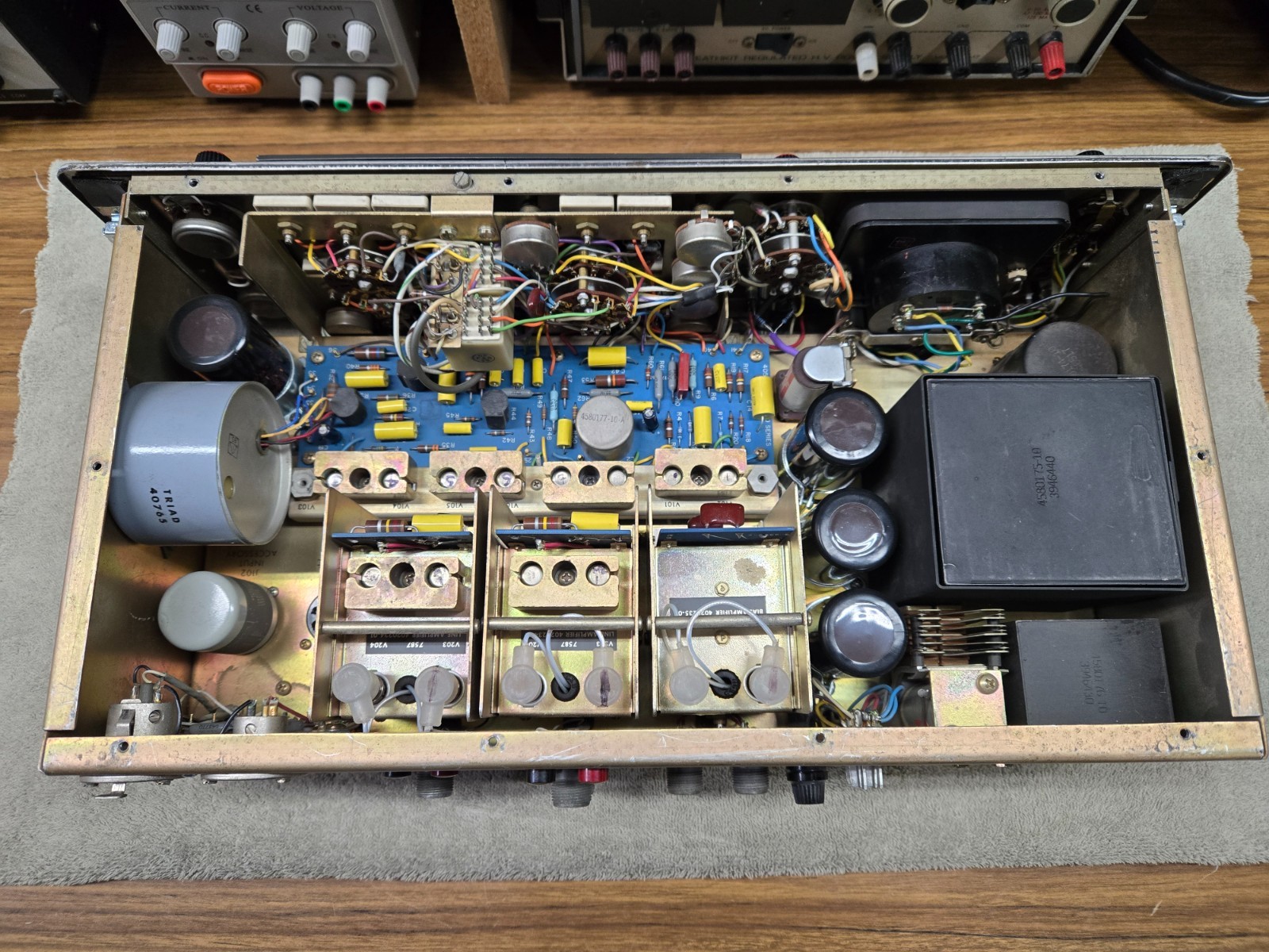PAIR Ampex MR70 channel amplifiers | Fully Rebuilt by Purple Audio