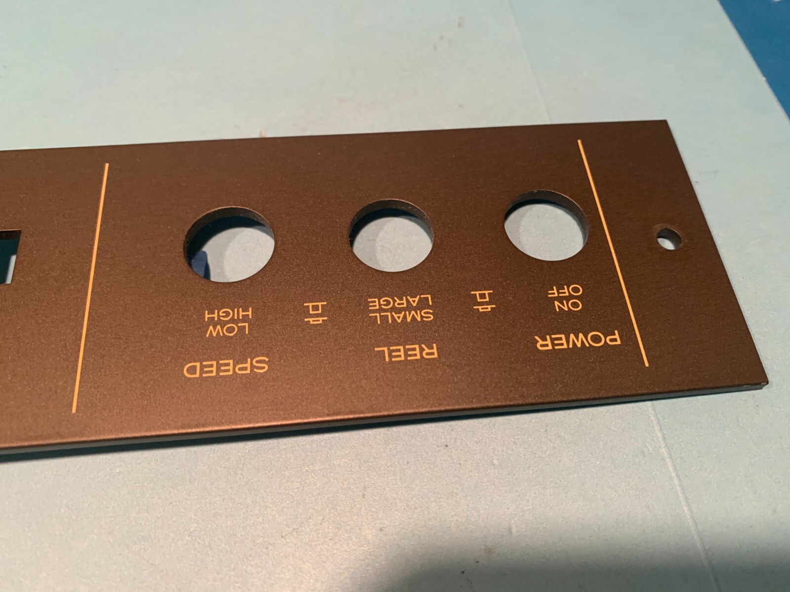 Teac A-3440 Reel To Reel Player Parting Out – Faceplate