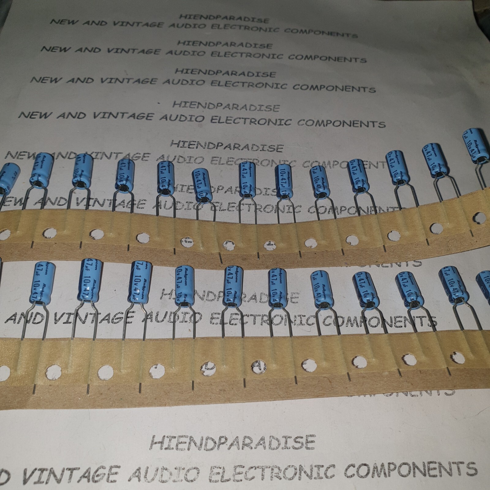 NOS GENUINE RUBYCON JAPAN CE W 47uF 10V LONG LEAD CAPS FOR AUDIO! 50pcs!