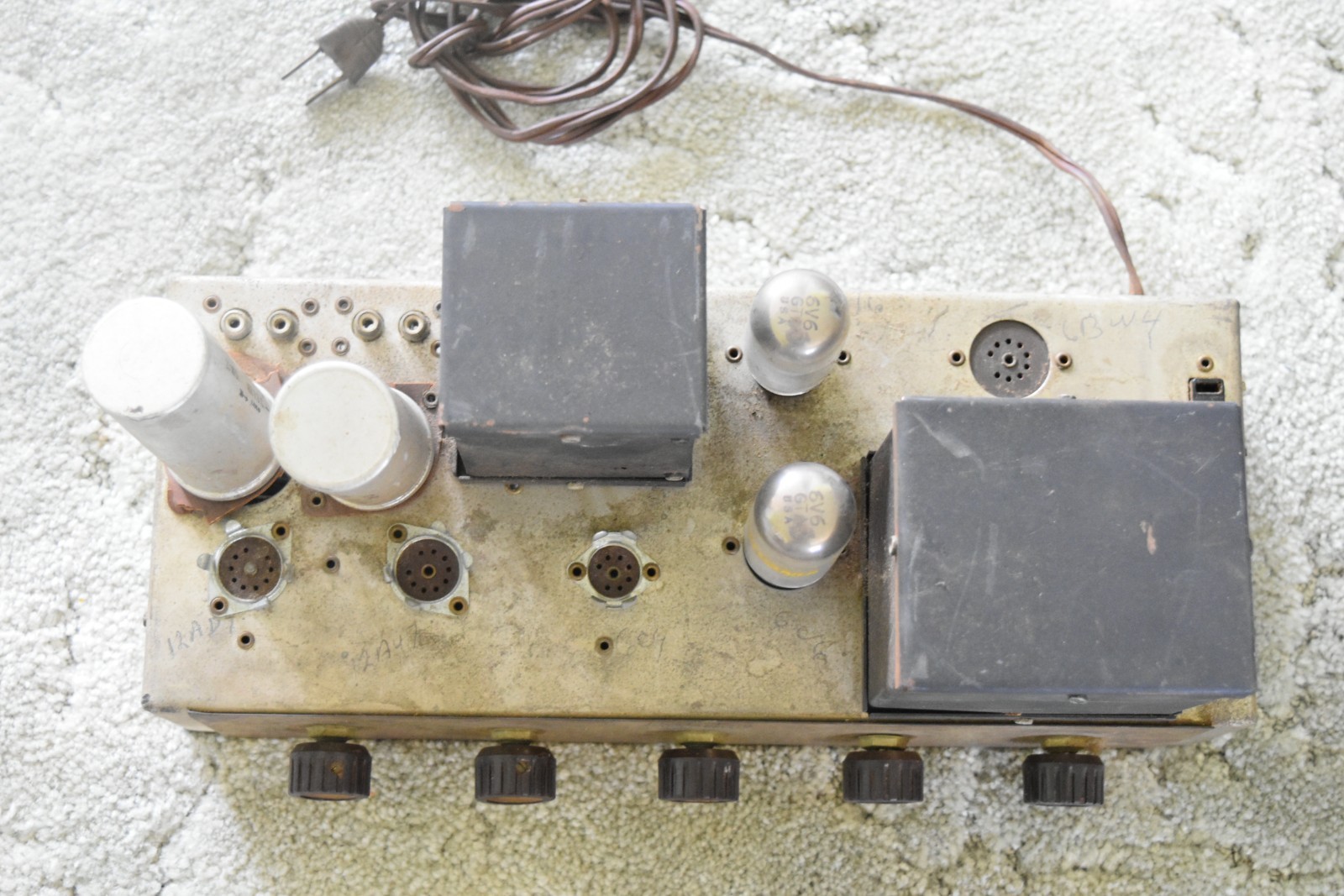 Vintage Liberty Phone High Fidelity Tube Amplifier – For Parts or Restoration