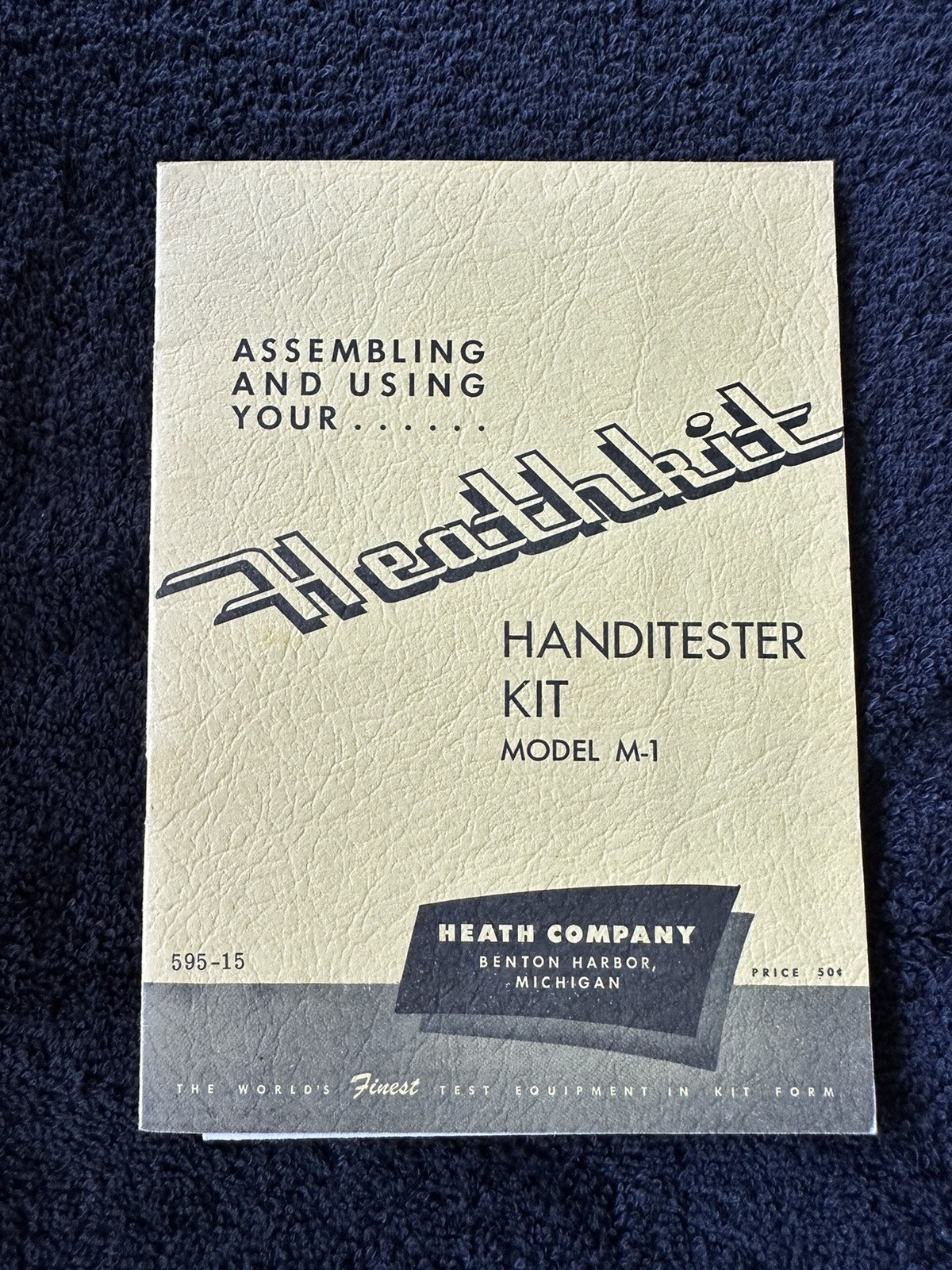 Vintage Heathkit Manuals, Reference Book Preamp WA-P2, Amp W-5M, Handitester M-1