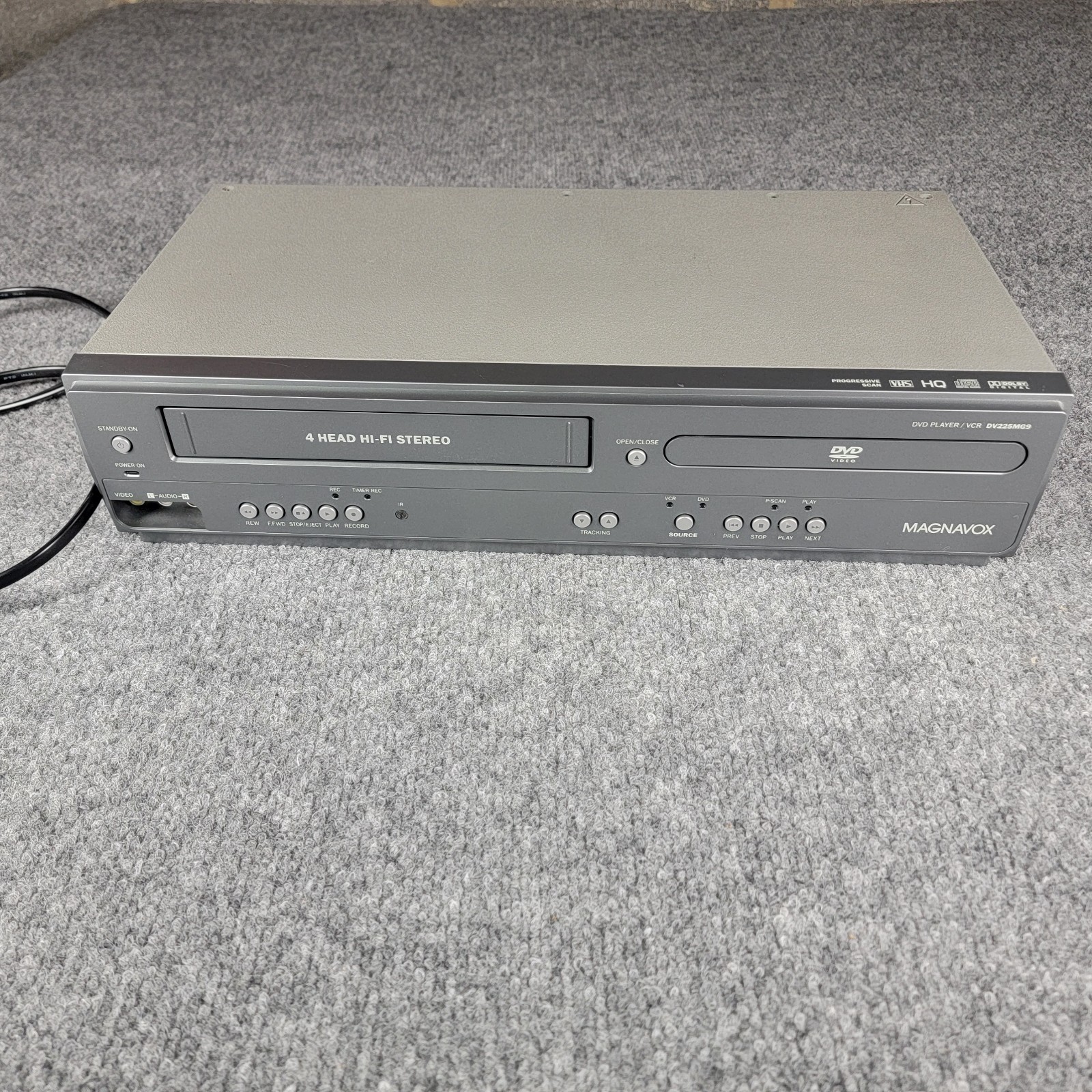 Magnavox DV225MG9 DVD VCR Combo Player Recorder Tested Working No Remote