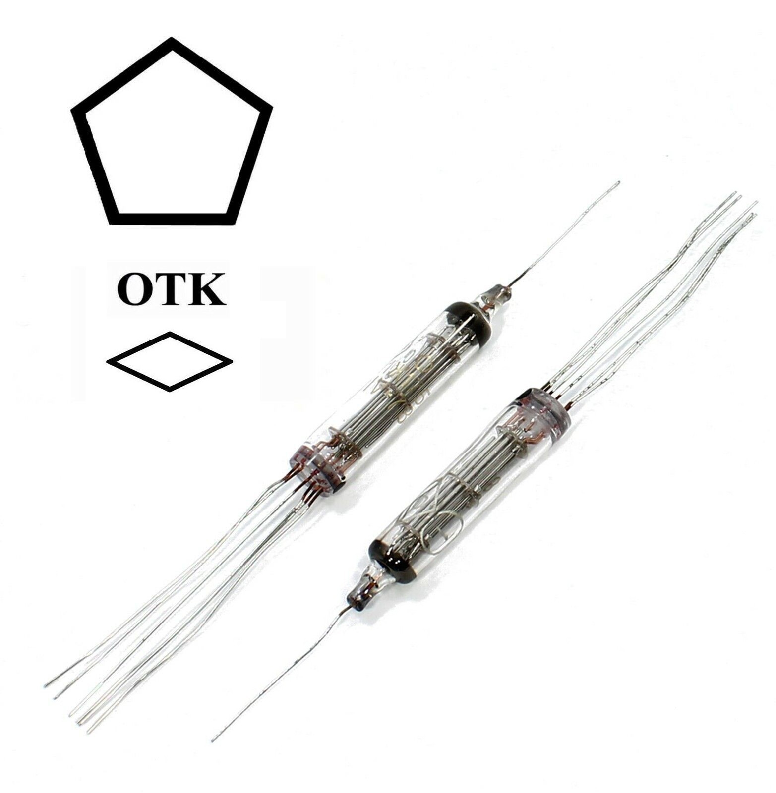 6x 1J17B / 1Zh17B Miniature HF Pentode Tube Same Date 06-1978 OTK Mil-Spec USSR