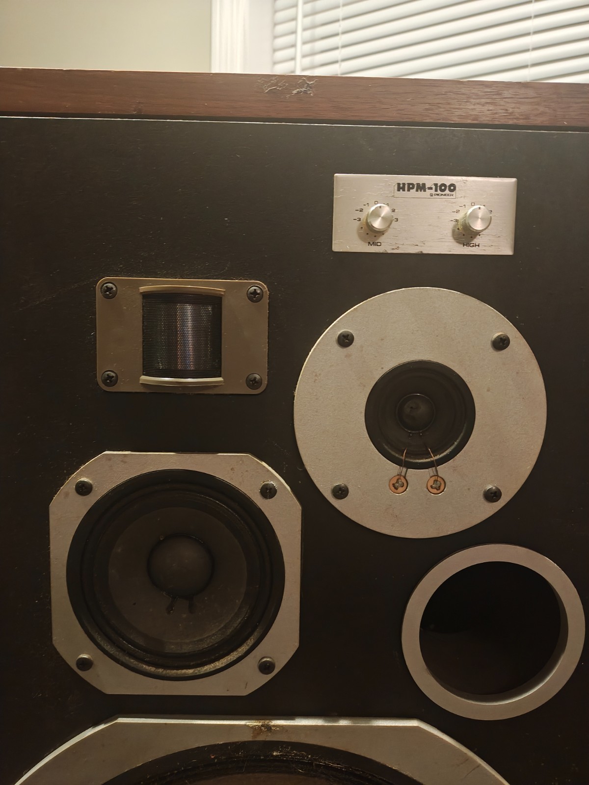 Pioneer HPM-100 Speakers 200 Watt Version Vintage Pair Tested Working Great
